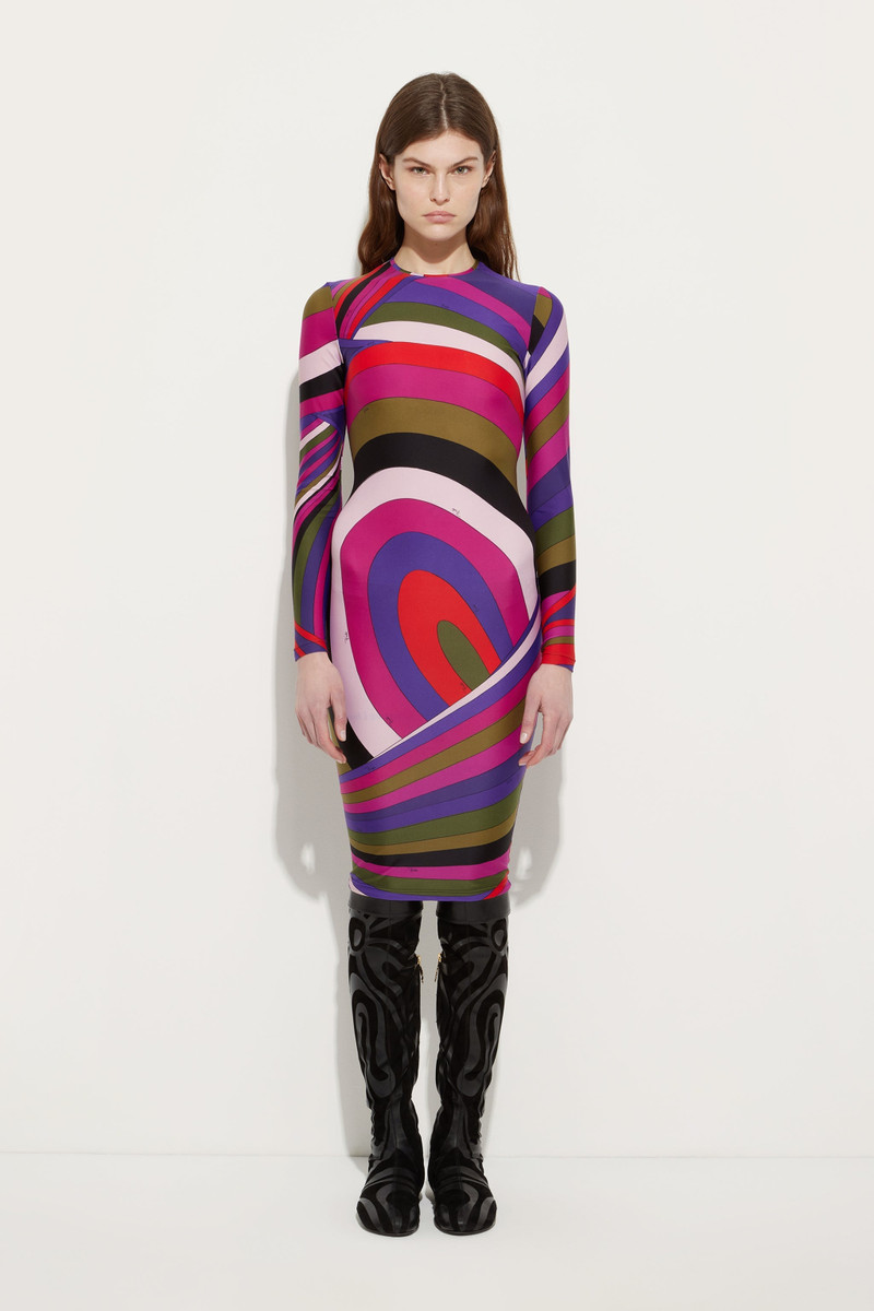 PUCCI IRIDE PRINT LYCRA DRESS outlook