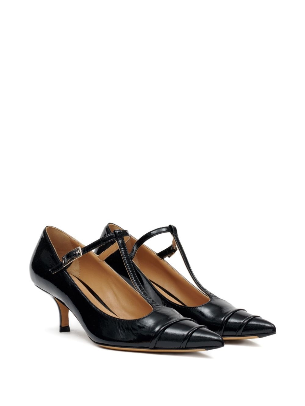 55mm Kinkies patent-leather T-bar pumps - 2