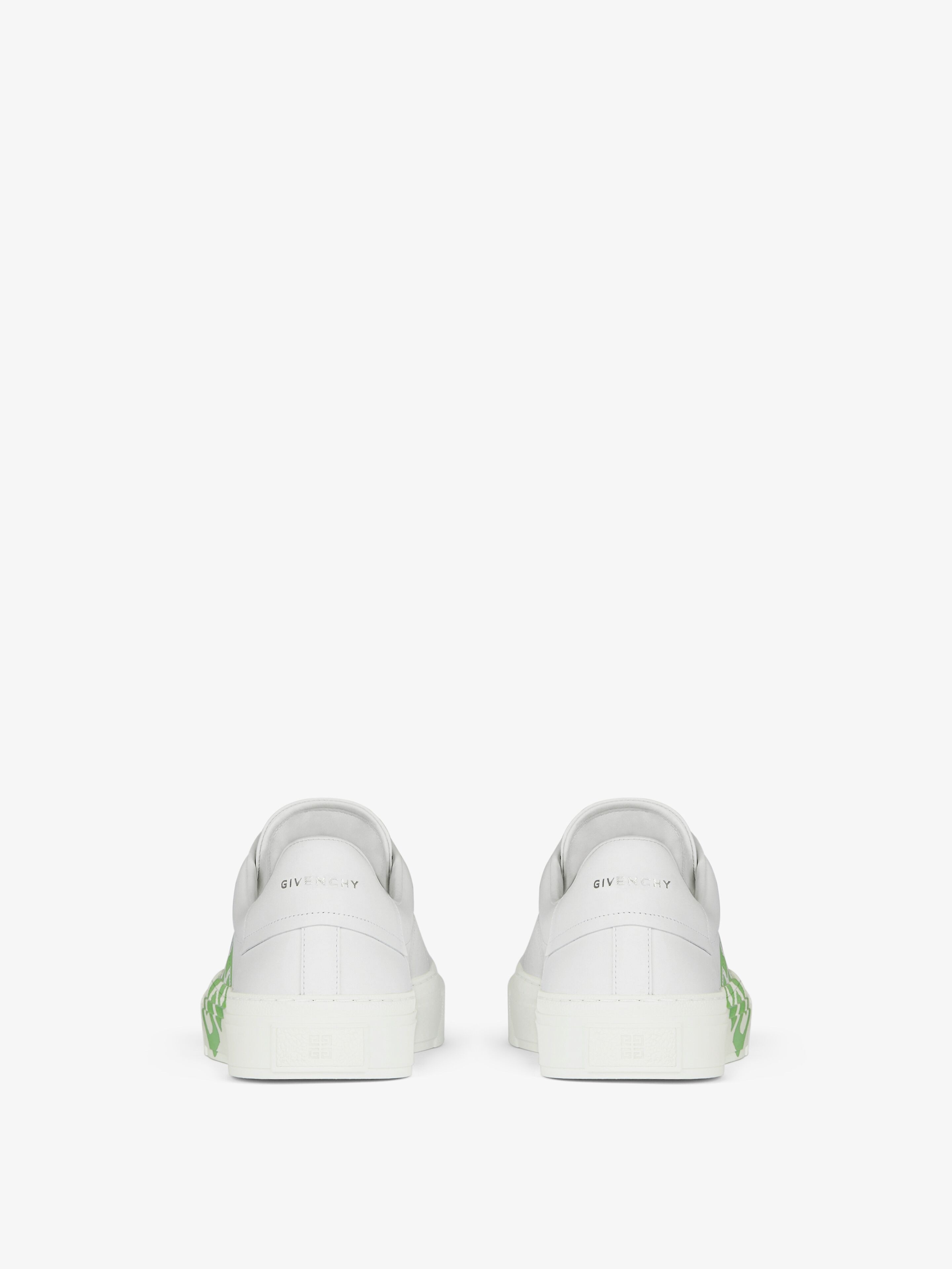 CITY SPORT SNEAKERS IN LEATHER WITH TAG EFFECT 4G PRINT - 7