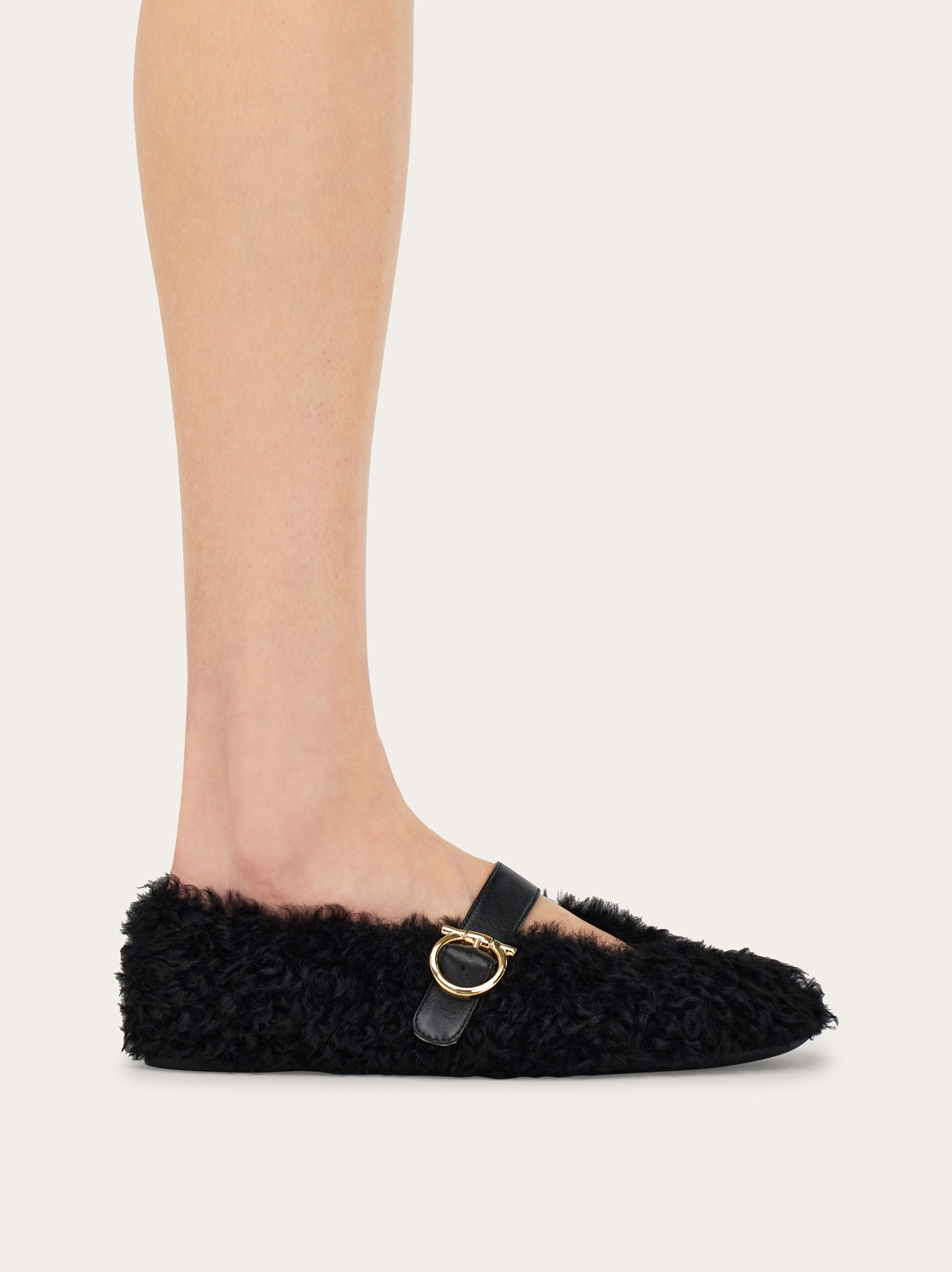 Shearling ballet flat - 4