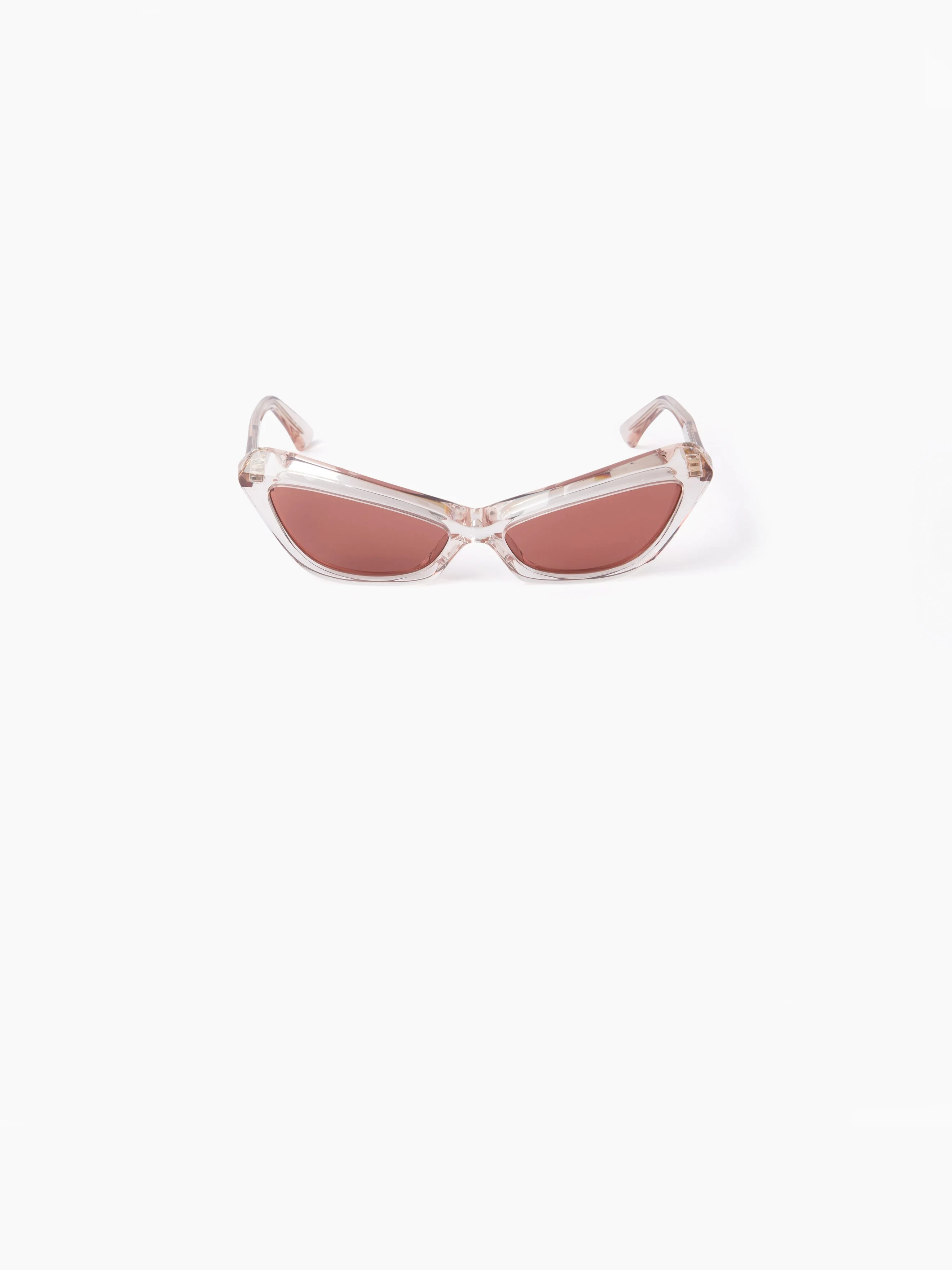 WAVES CAT-EYE TRANSPARENT SUNGLASSES - 1