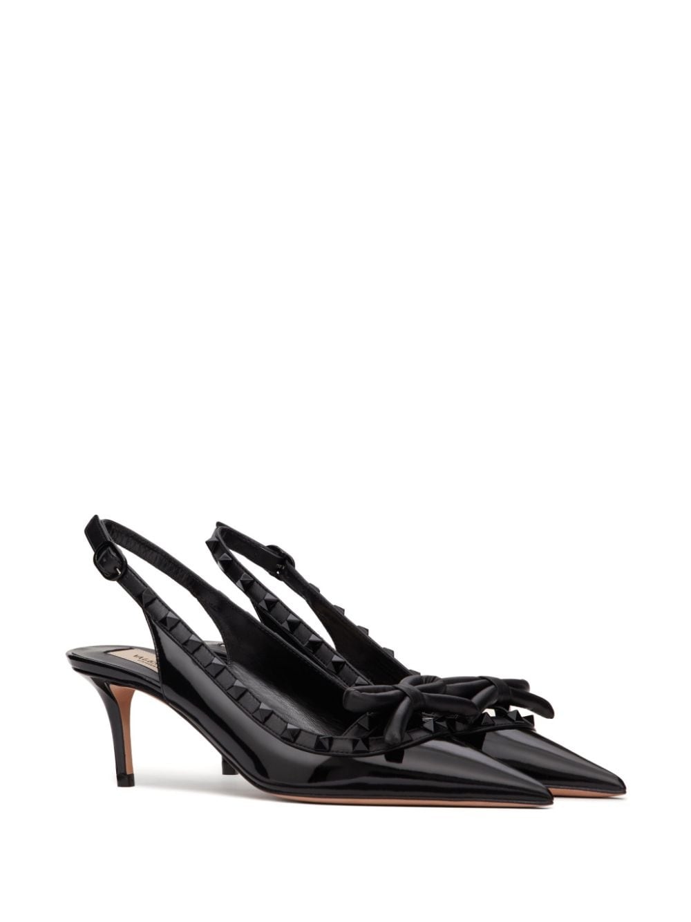Rockstud 60mm slingback pumps - 2