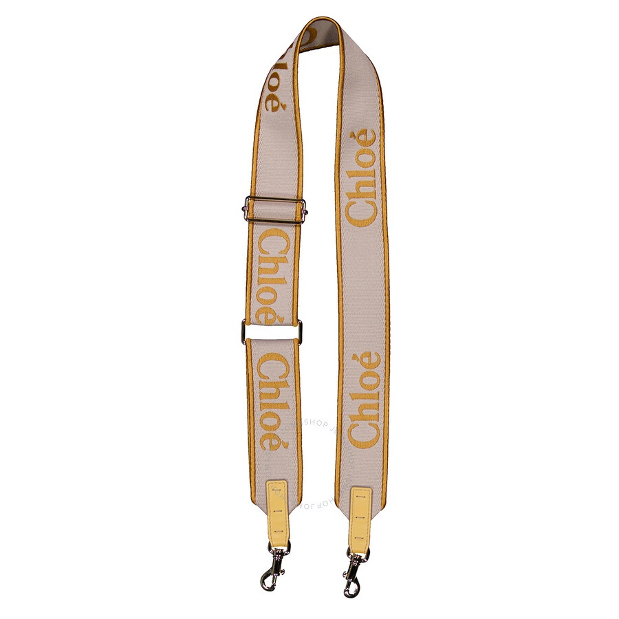 Chloe Logo Canvas Adjustable Bag Strap - 2