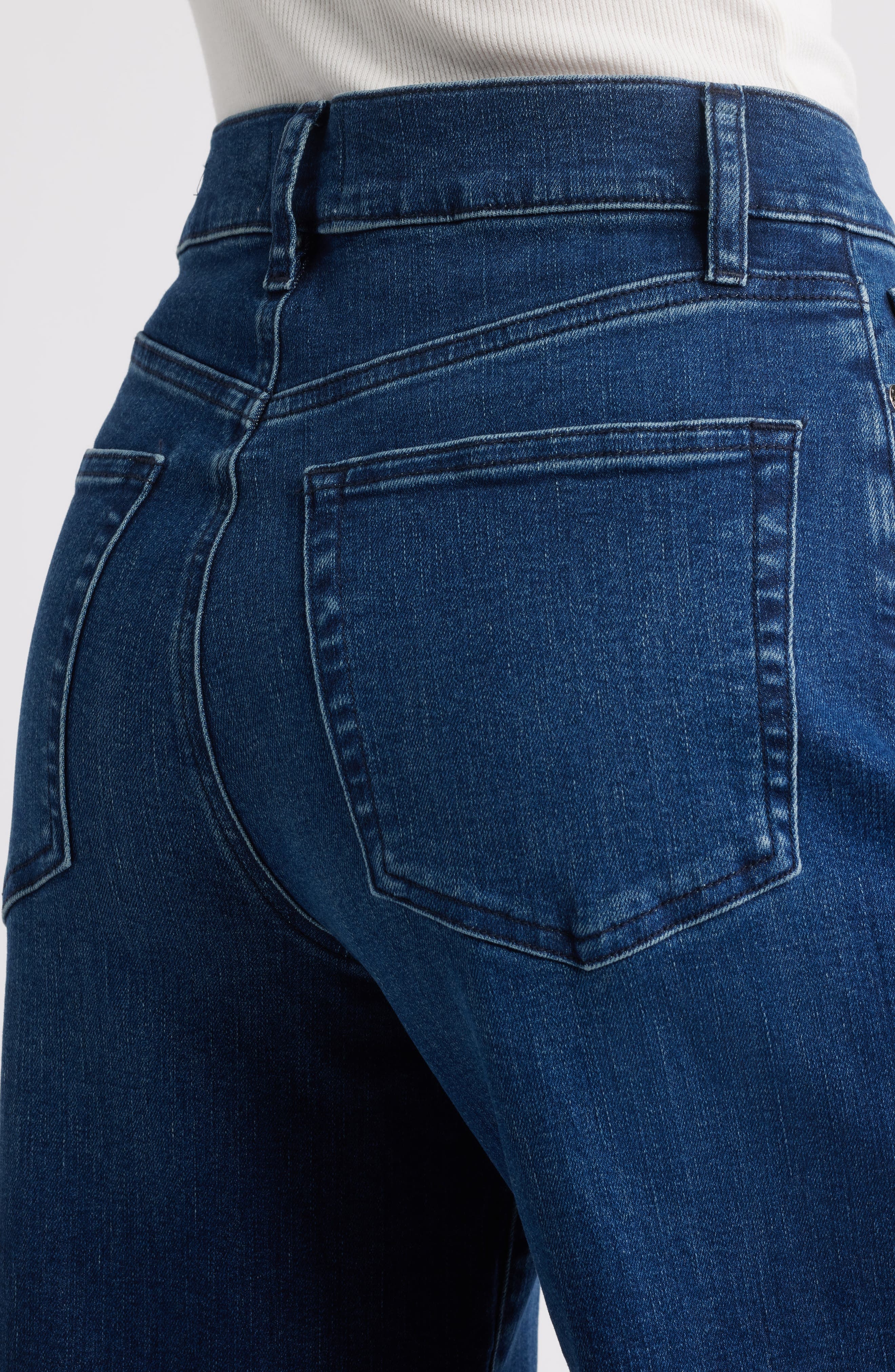 FRAME Le Slim Palazzo High Waist Wide Leg Jeans in Keepsake at Nordstrom - 4