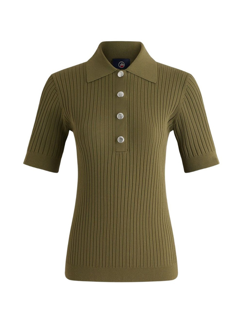 Vera ribbed polo shirt 1