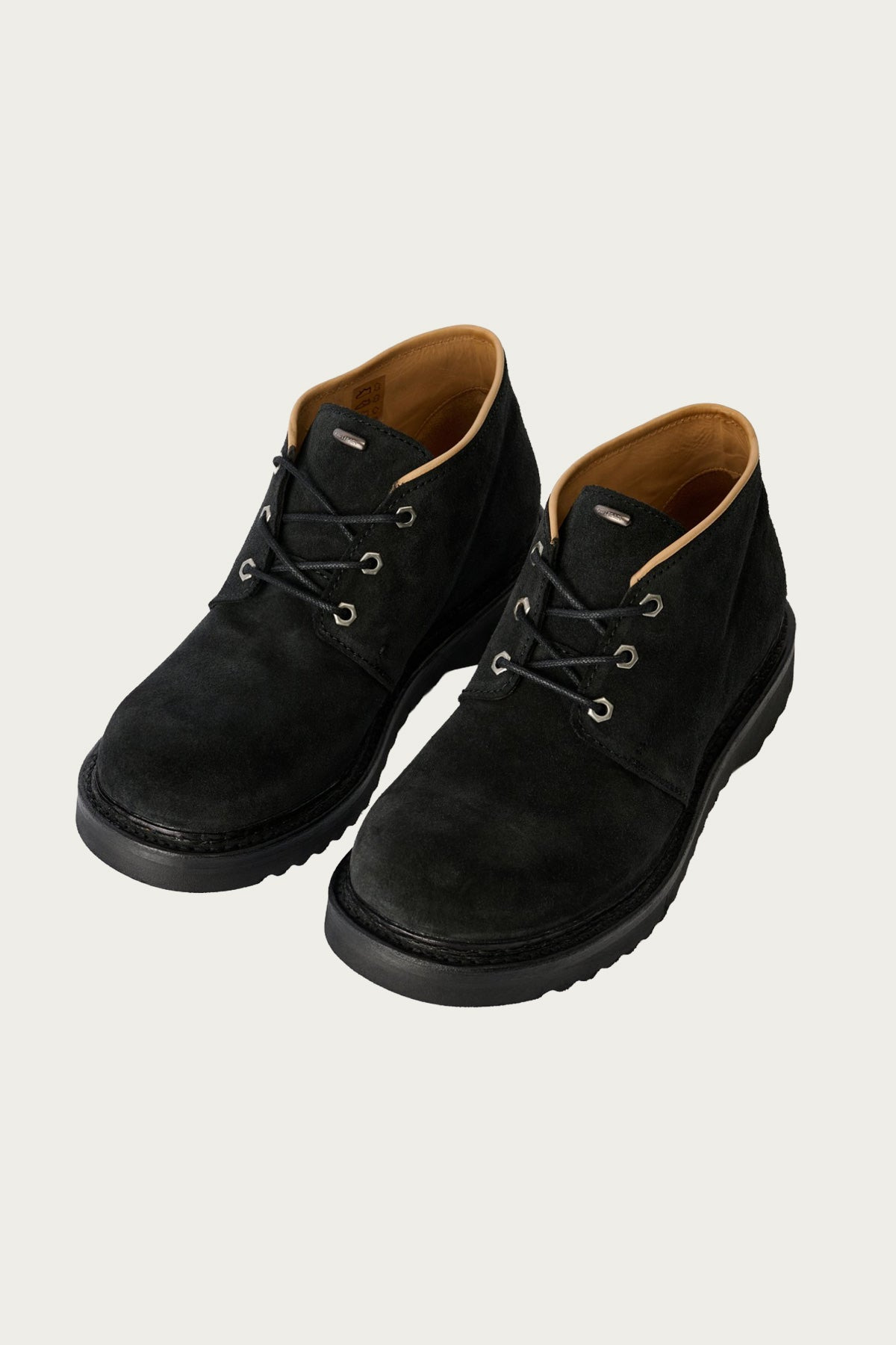 Chukka Boot - Dim Black Velour Suede - 2