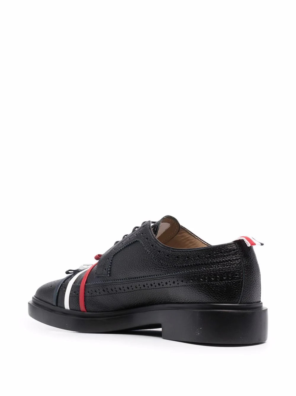 Rubber Sole 3-Bow Longwing Brogue - 3