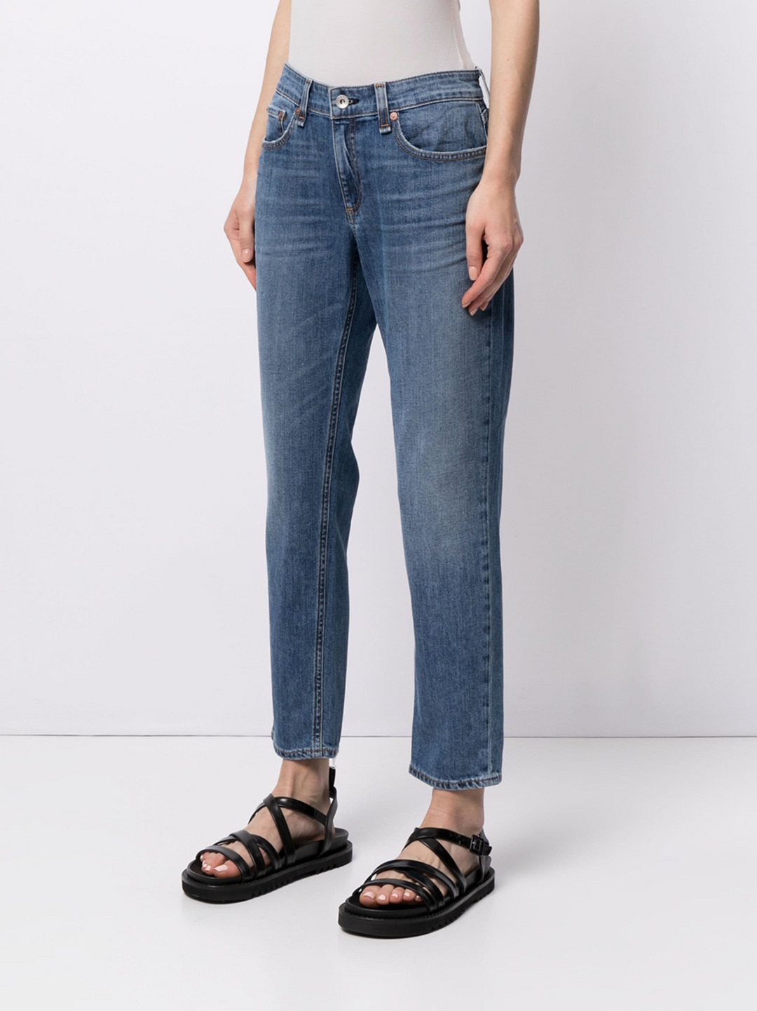 Dre Boyfriend Low-Rise Slim Jeans - 3