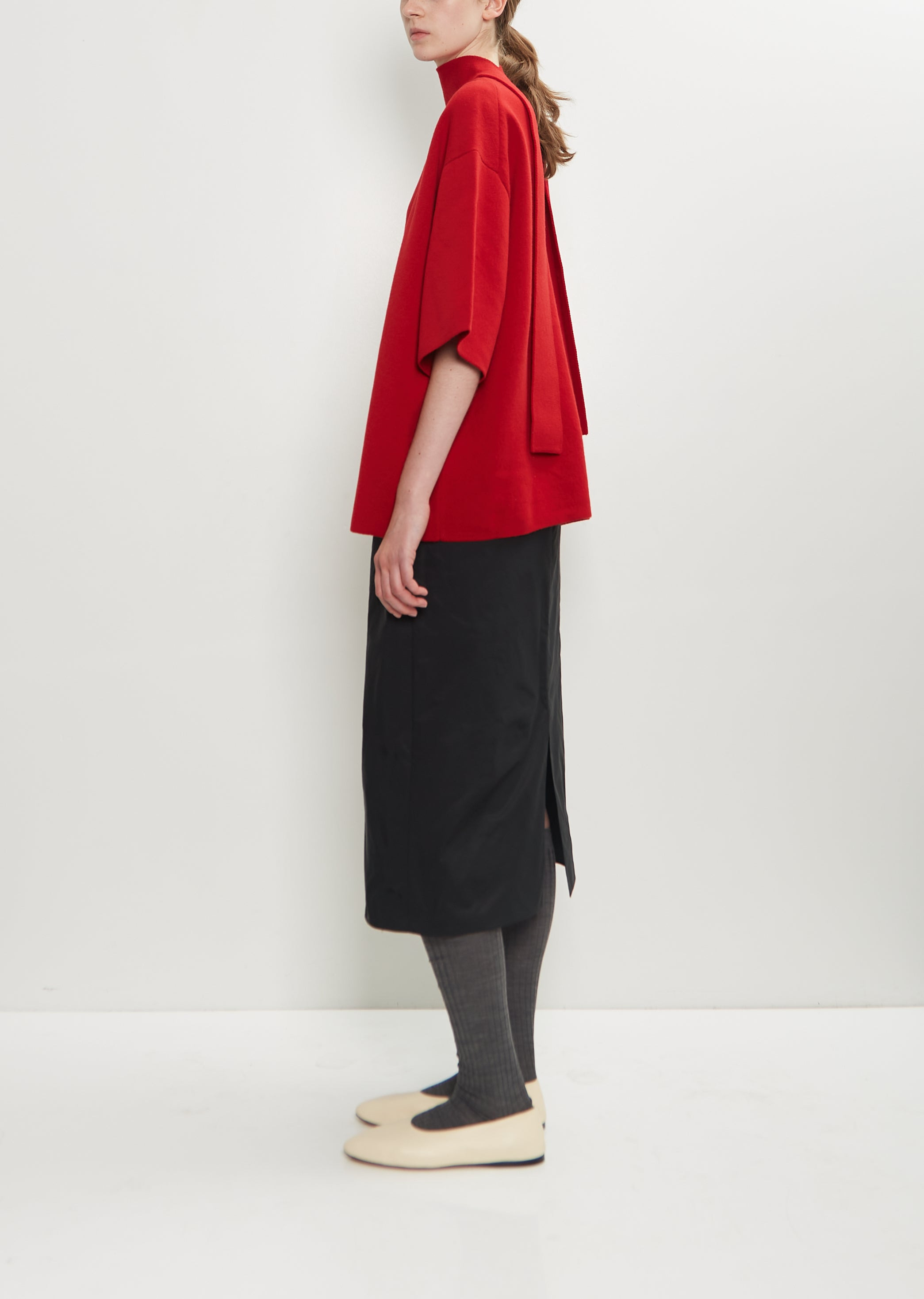 Technical Silk Pull-On Skirt - 2