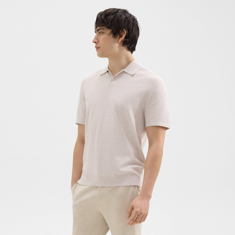 Goris Polo Shirt in Piqué Light Bilen 3