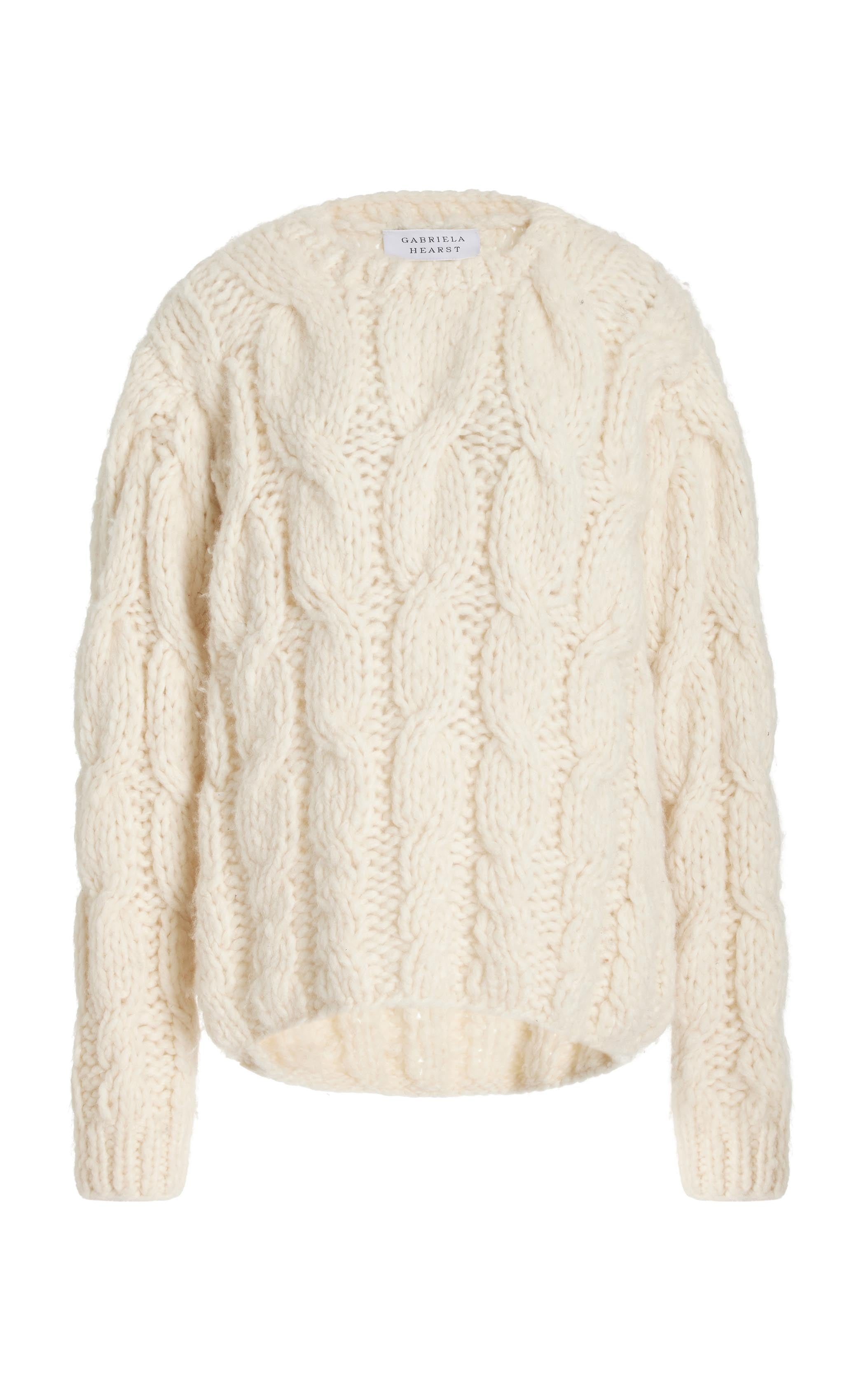 Ember Sweater in Ivory Welfat Cashmere - 1