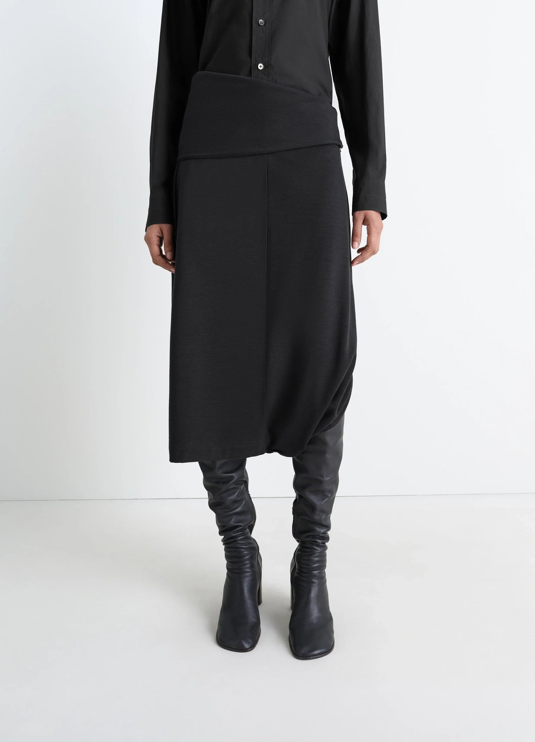 TWISTED HEM SKIRT - 3