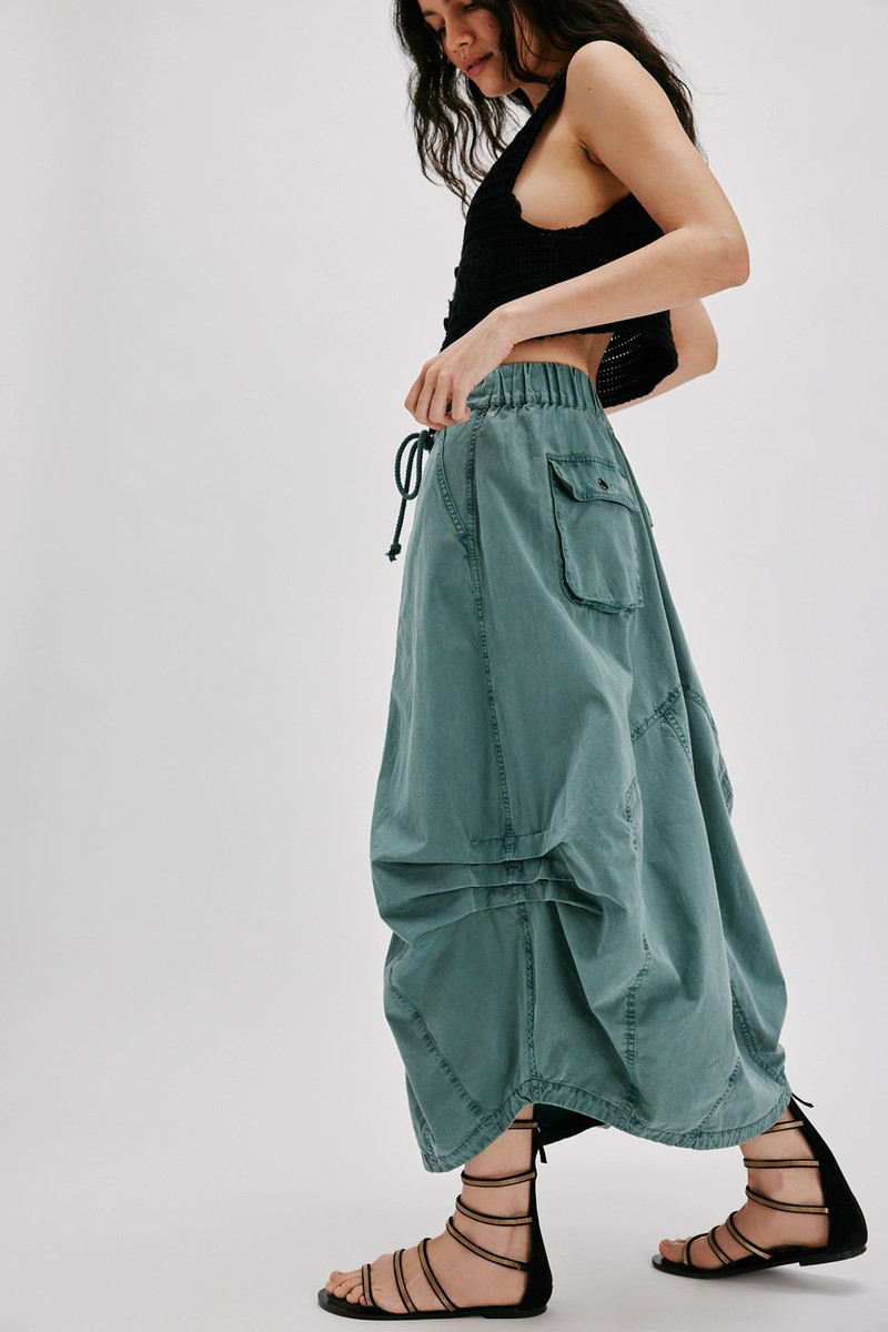 Willow Poplin Maxi Skirt 1
