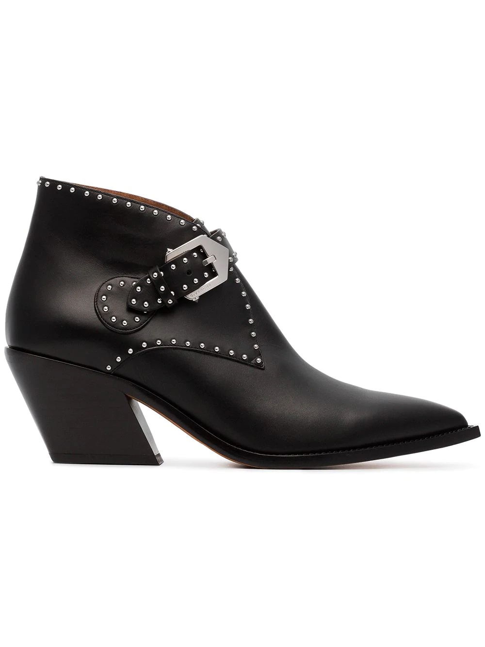 Elegant 60mm studded ankle boots - 1