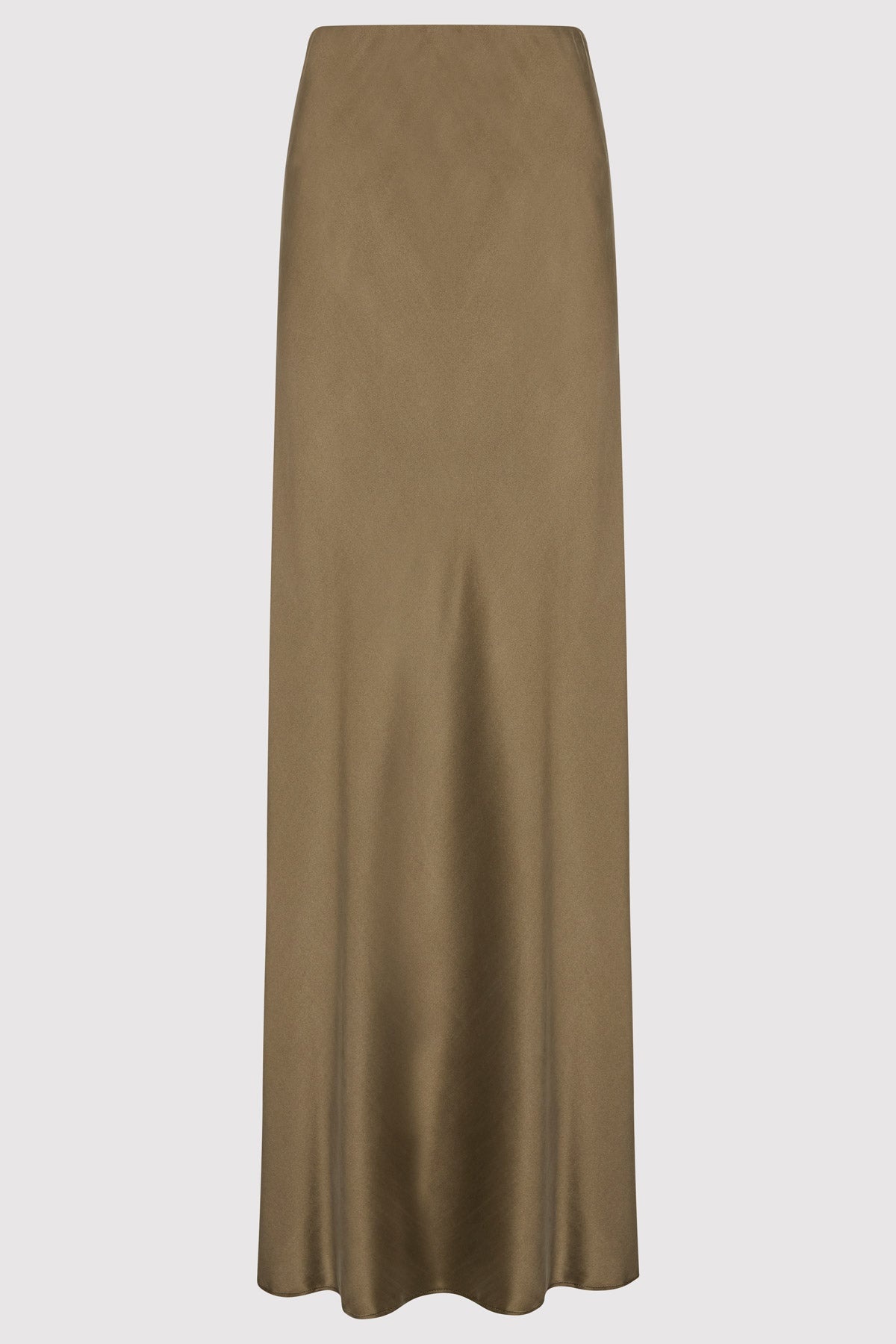 Bias Slip Skirt - Kelp - 1