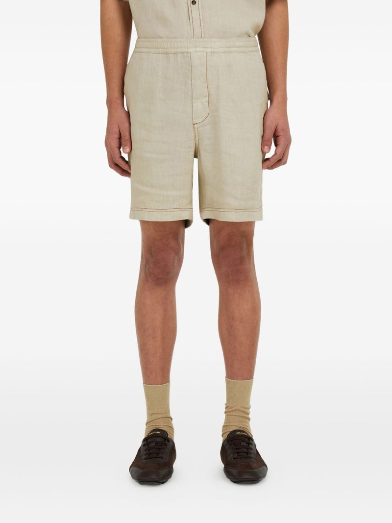 elasticated-waistband pocket shorts 3