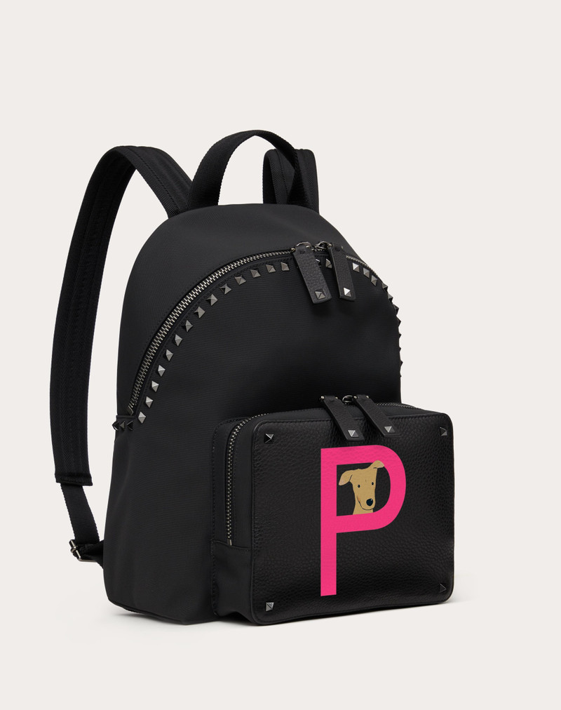 Valentino VALENTINO GARAVANI ROCKSTUD PET CUSTOMIZABLE BACKPACK outlook