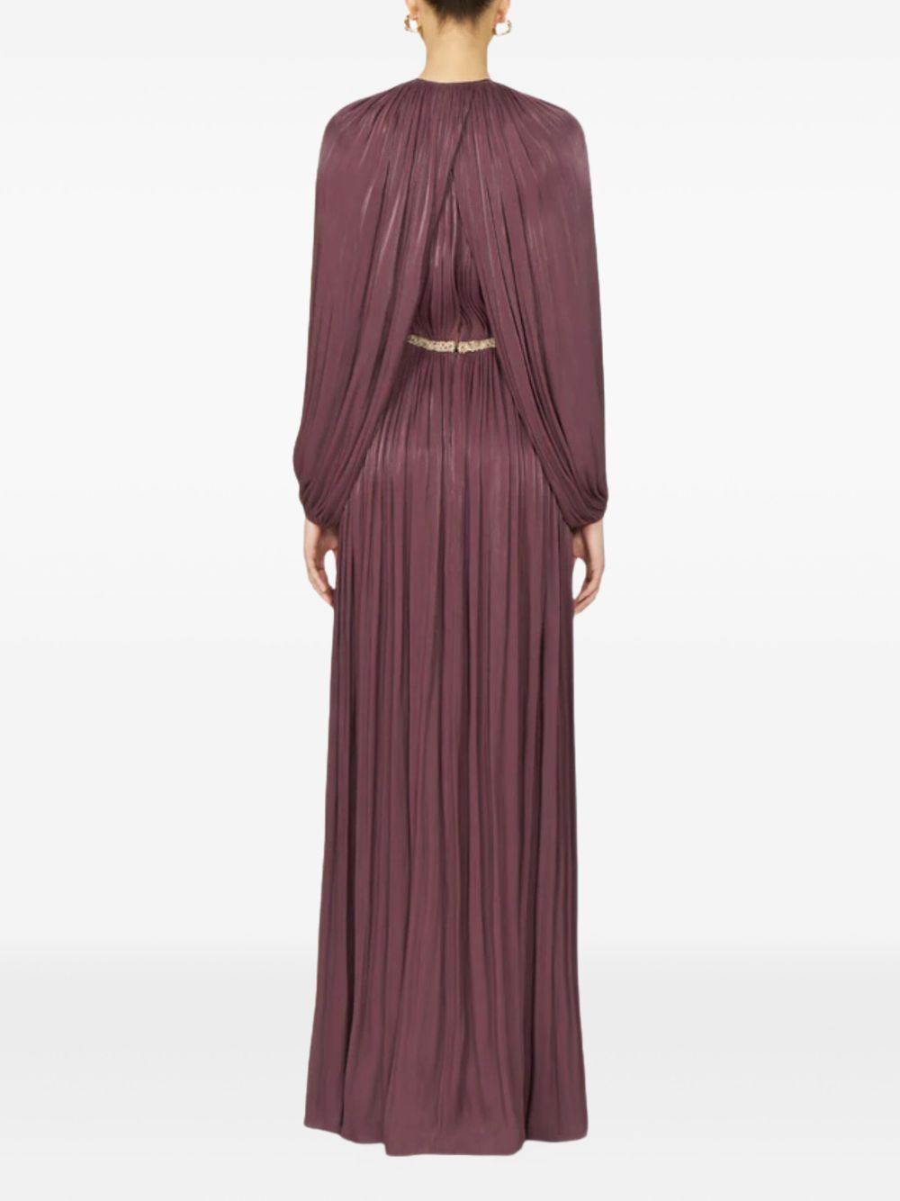 pleated embellished dress - 4