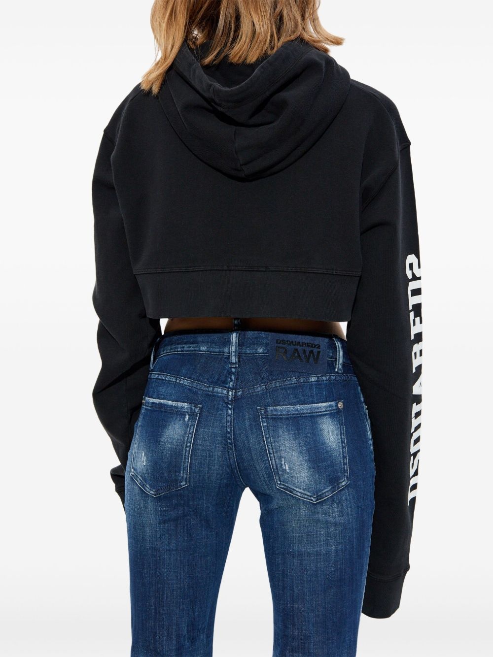 logo-print hoodie - 4