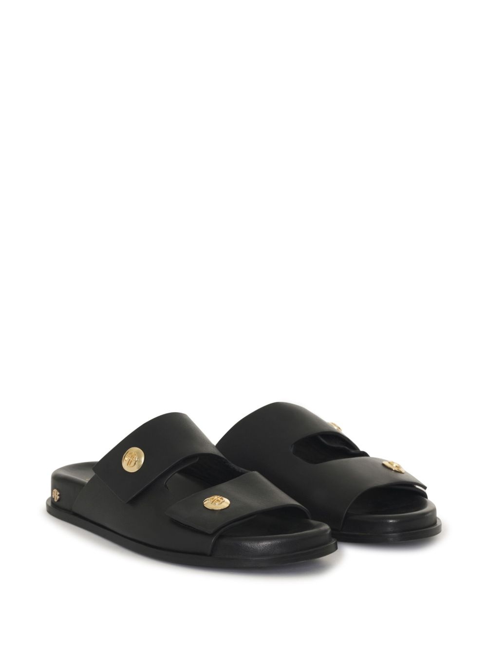 Ella leather slides - 2