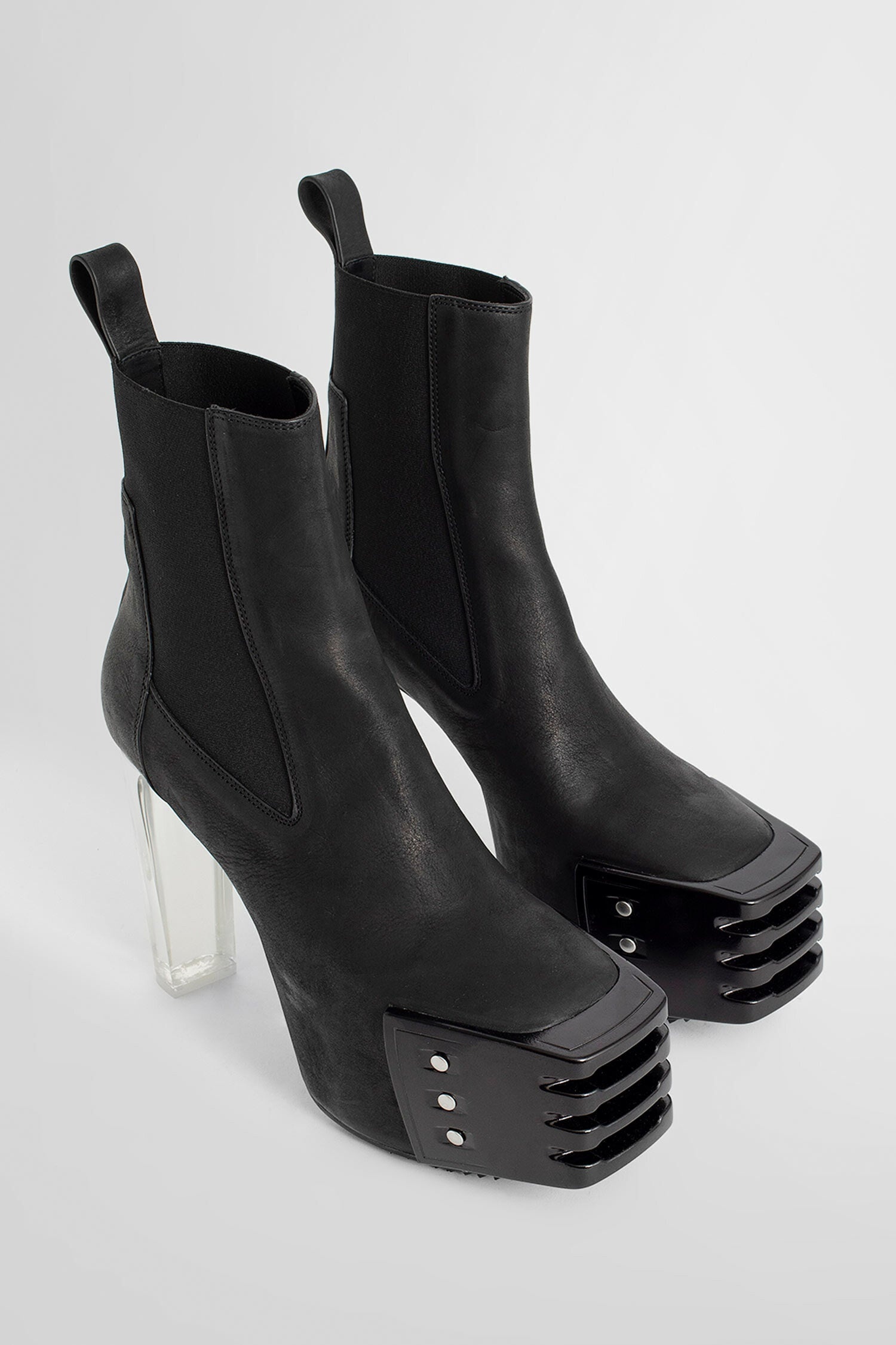 RICK OWENS WOMAN BLACK BOOTS - 8