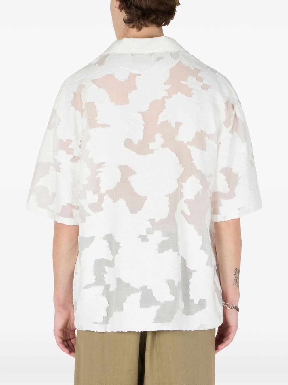 floral-print shirt - 3