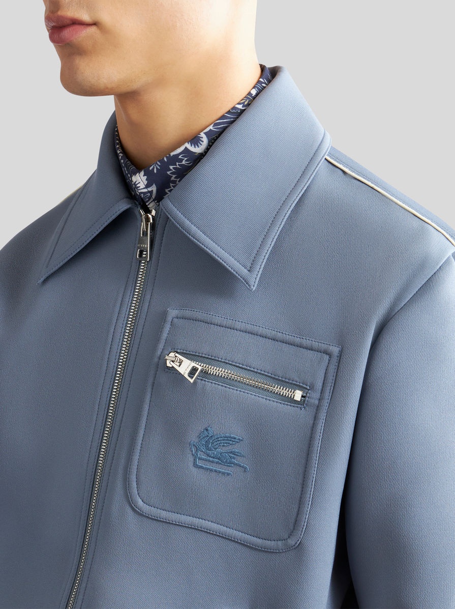 ZIPPED JACKET WITH LOGO - 3