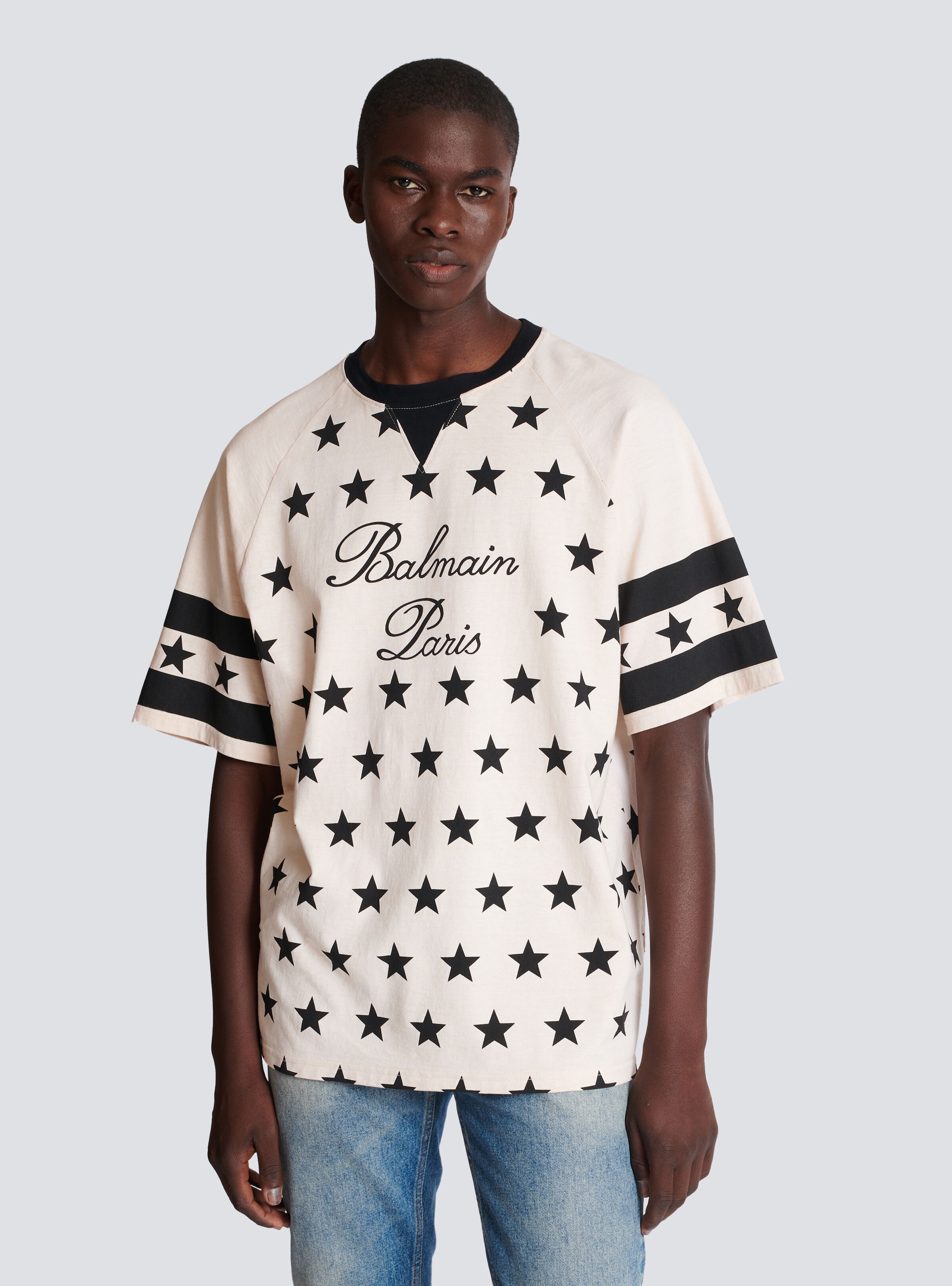 Balmain Signature Stars T-shirt - 6