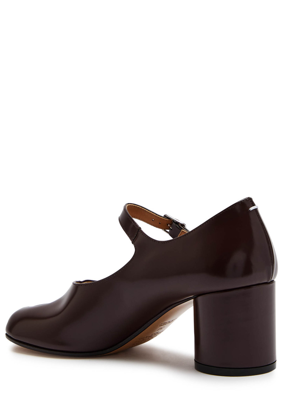 Maison Margiela Tabi Mary Jane 60 Glossed Leather Pumps - 2