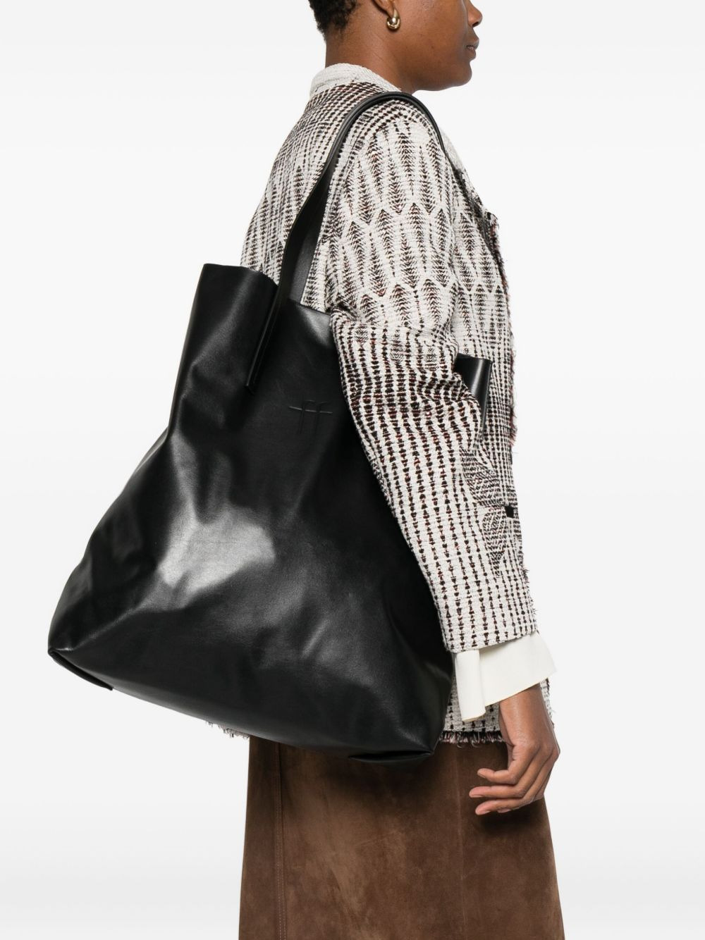 FORTE FORTE - Forte Forte Women Large Leather Shopping Bag - 2