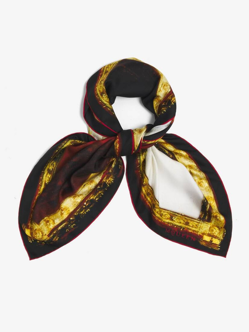 Alexander McQueen Printed Logo Foulard outlook