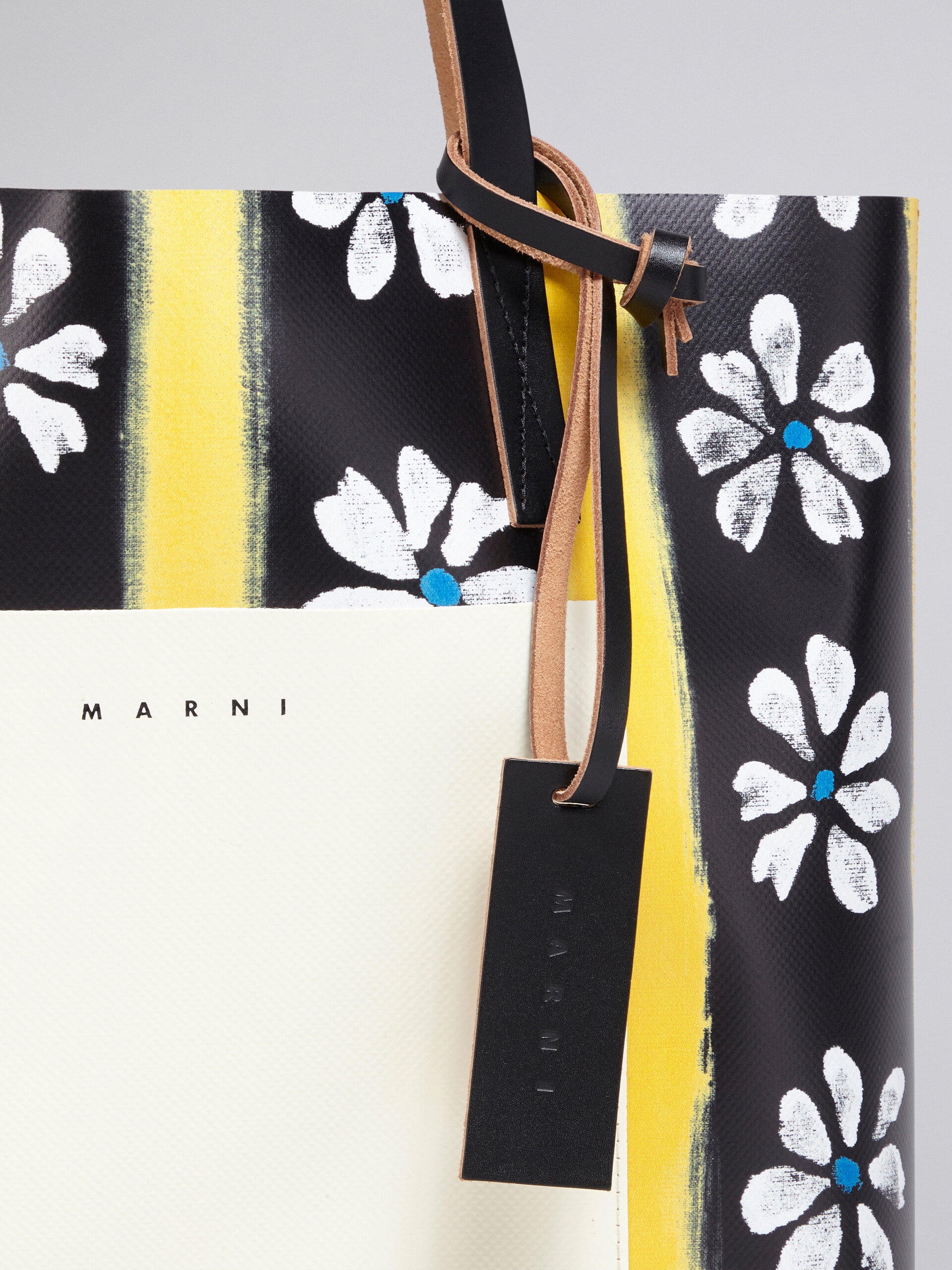 BLACK DAISY LANE PRINT SHOPPING BAG - 5
