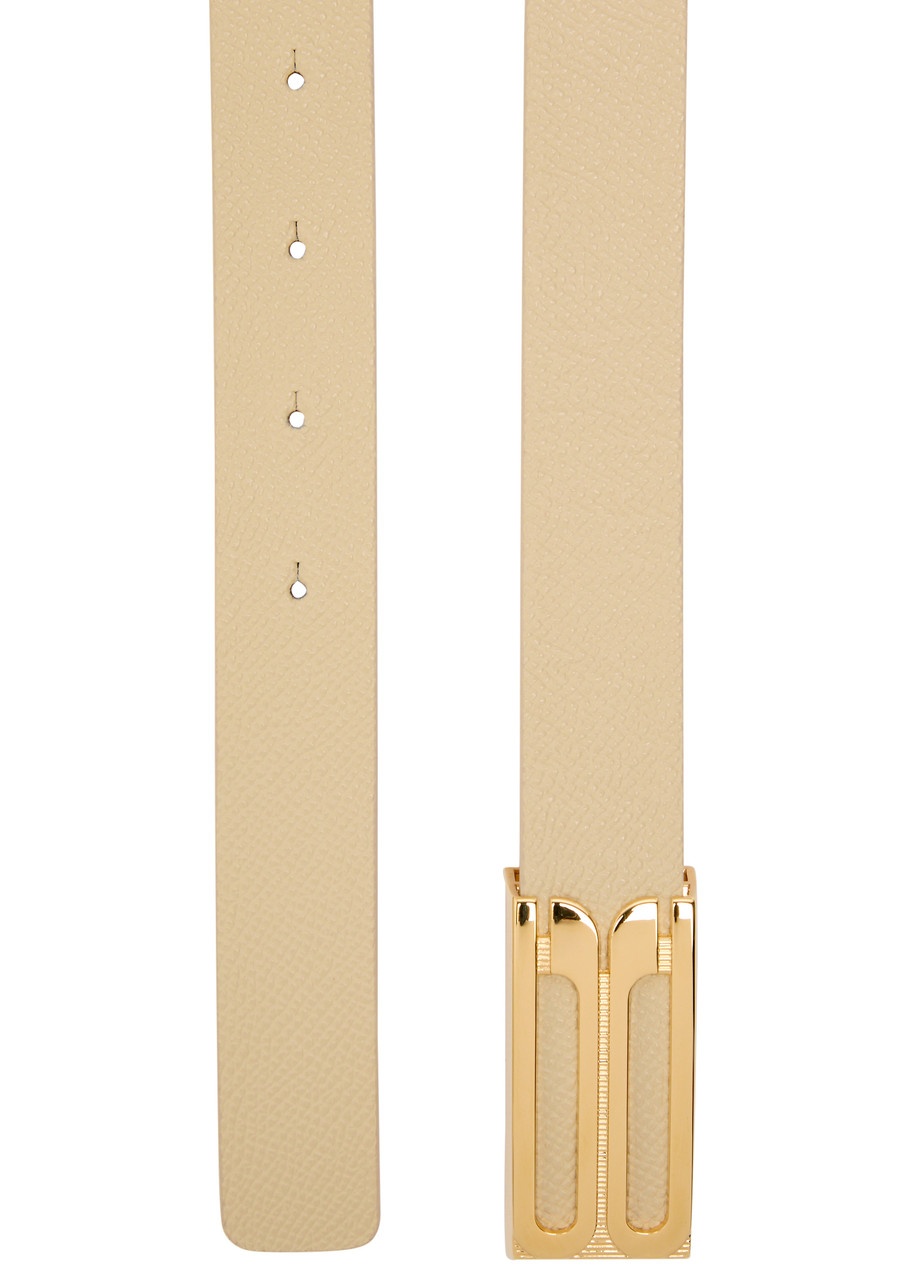Victoria Beckham Frame Grained Leather Belt - 3