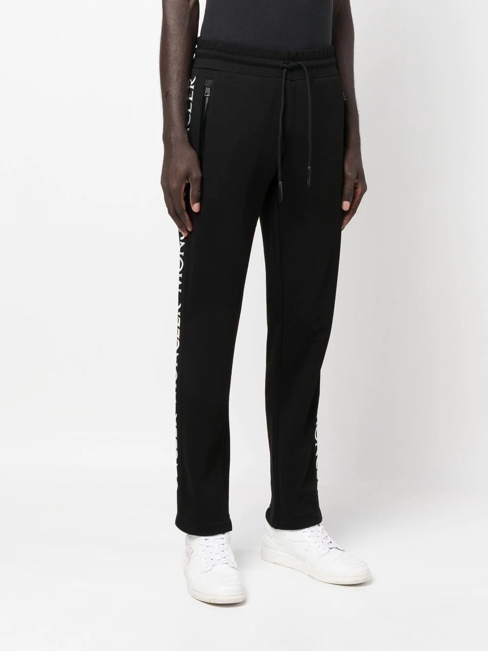 logo-print drawstring track pants - 3