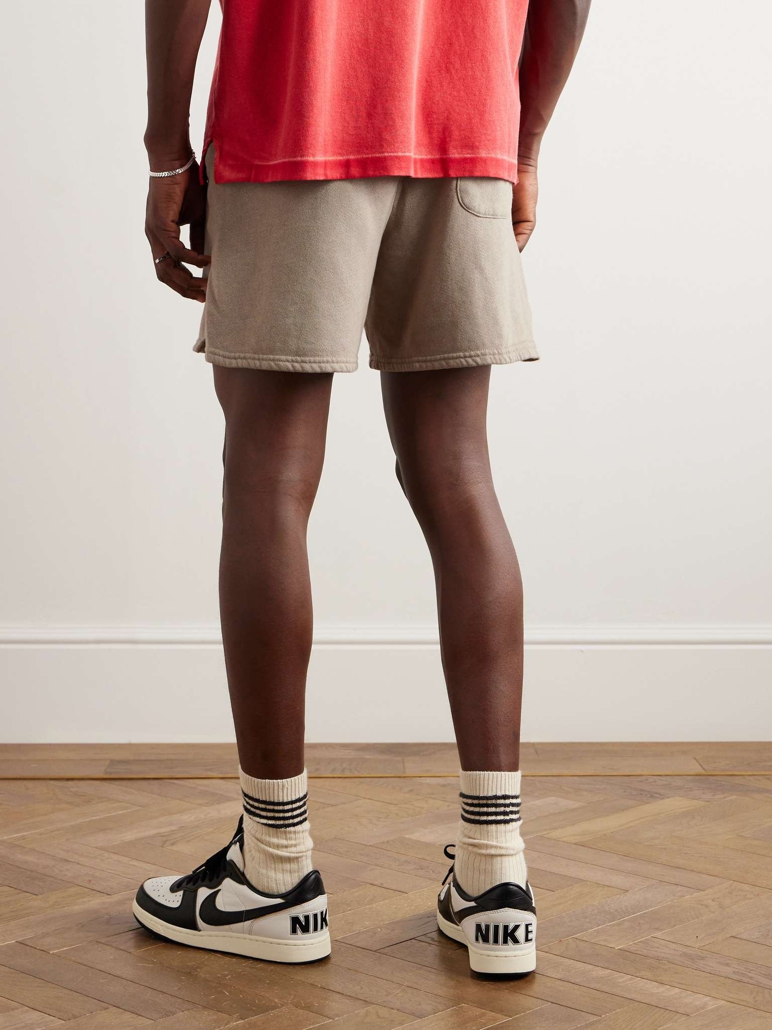 Cotton-Blend Jersey Shorts - 4
