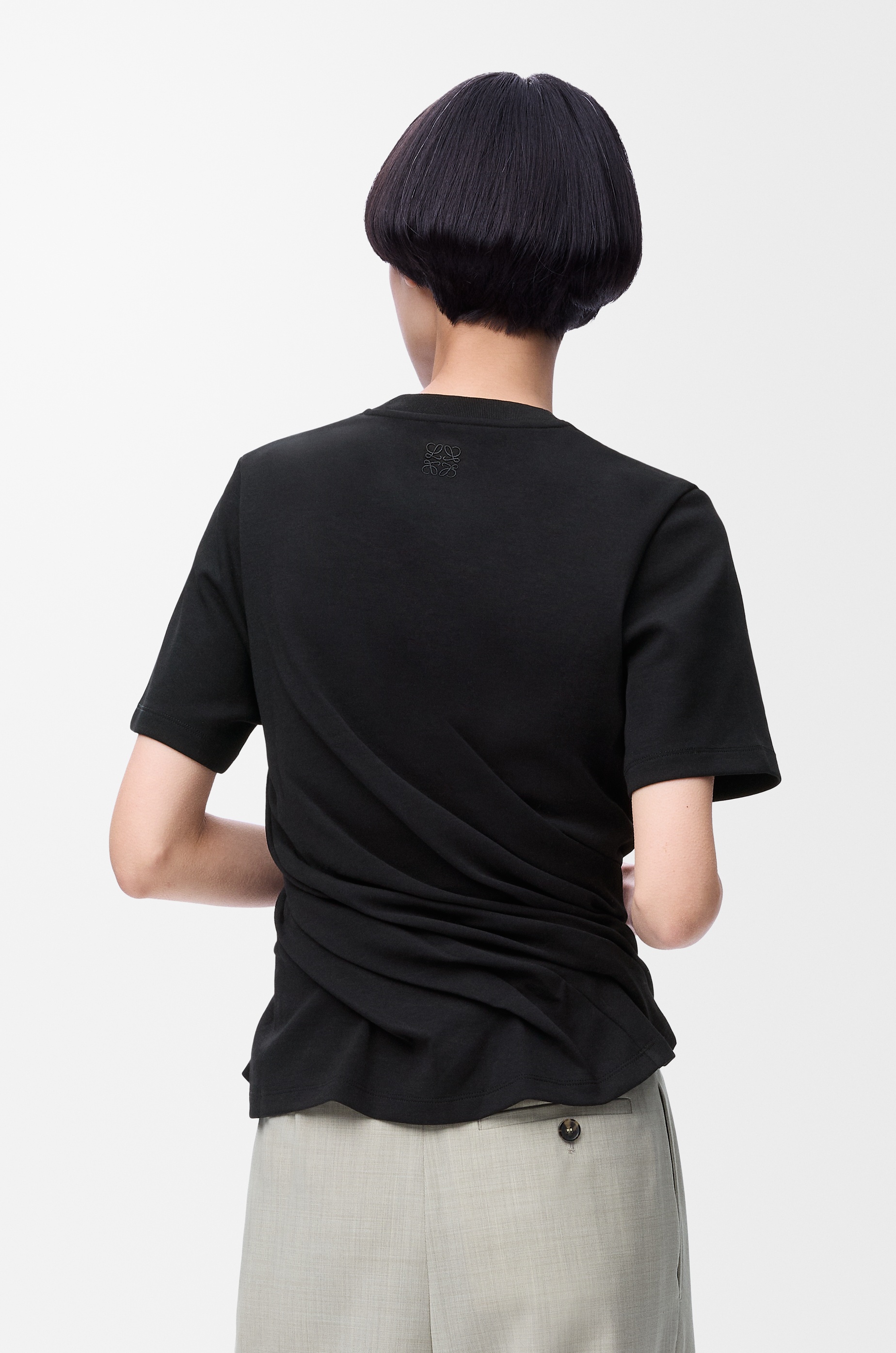 Twisted top in cotton blend - 4