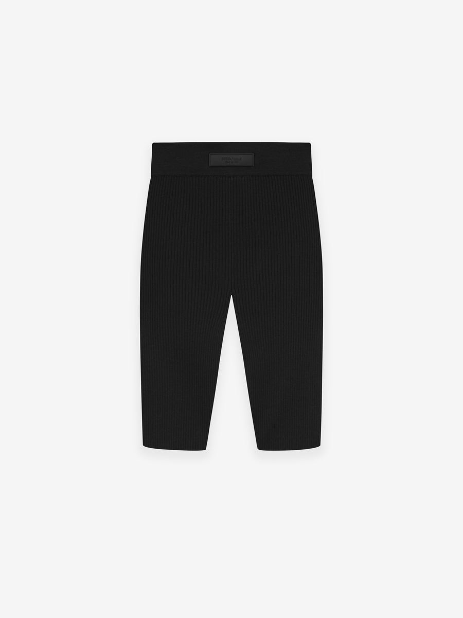 WOMENS KNIT BIKER SHORT - 1