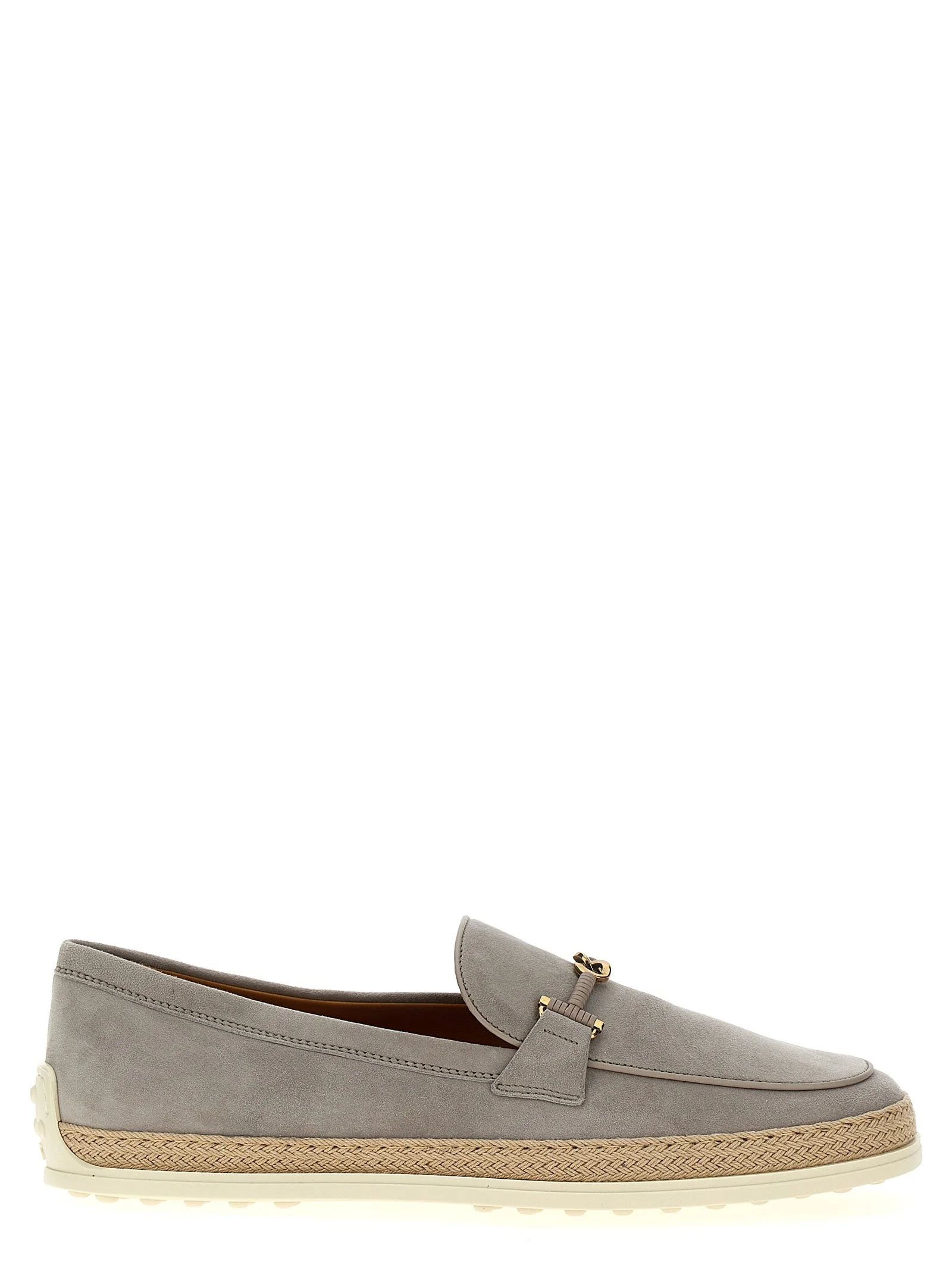 Suede Loafers Gray - 1