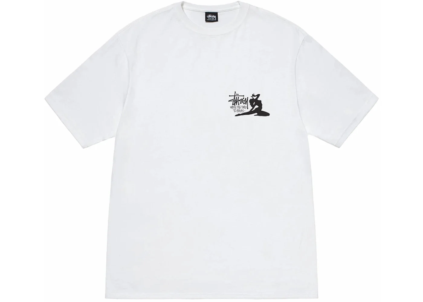 Stussy Relax Tee White - 1