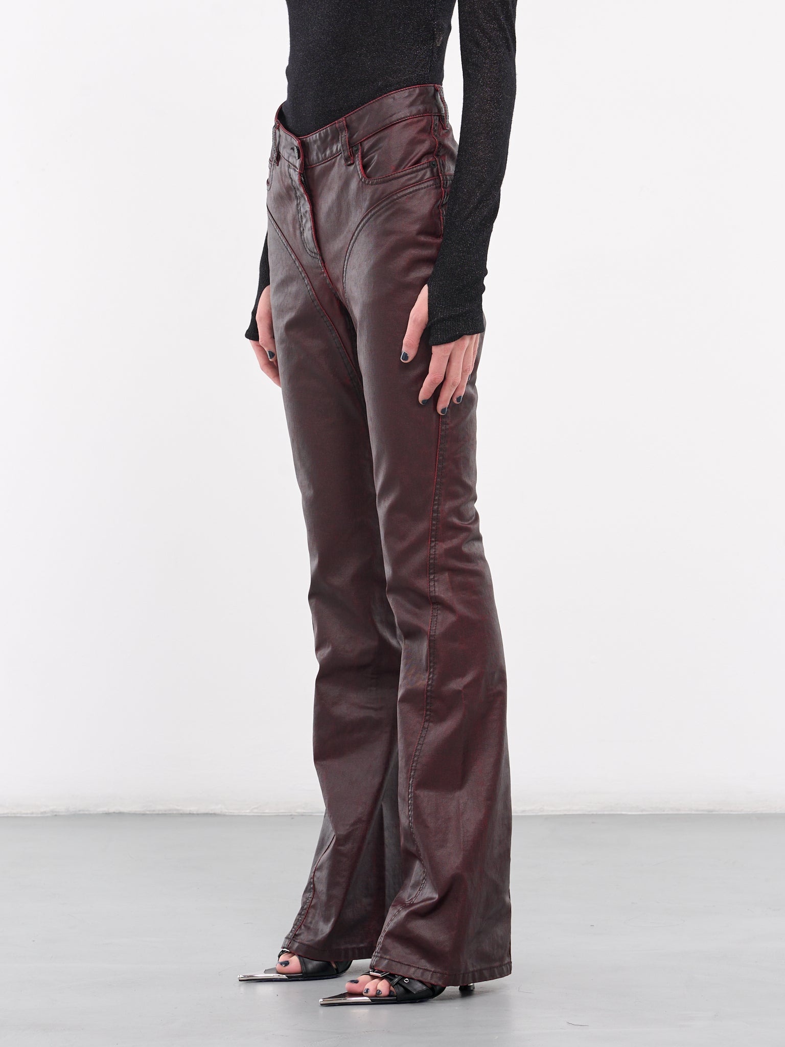 Vampire Waxed Denim Trousers - 2