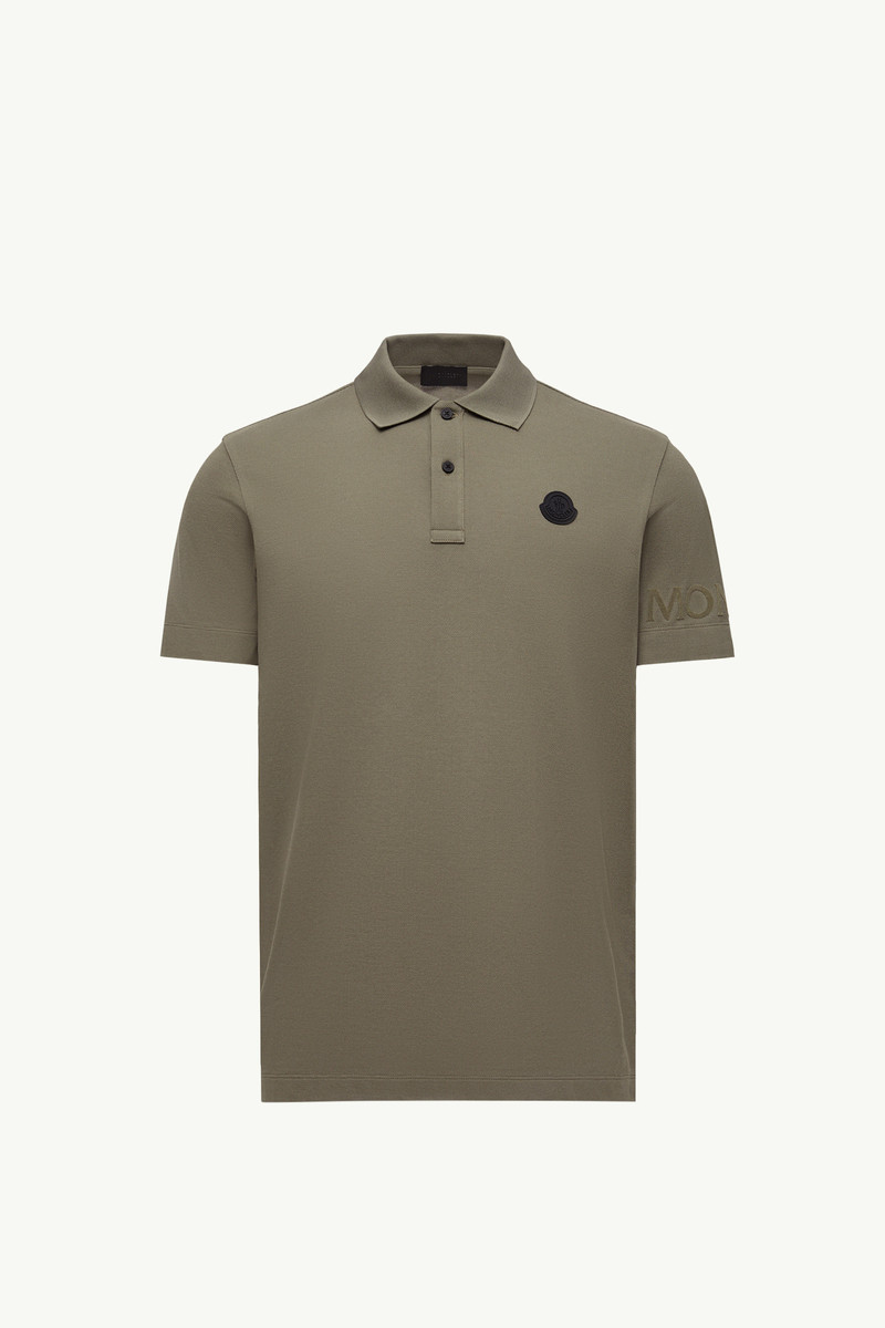 Logo Cotton Piquet Polo Shirt 1