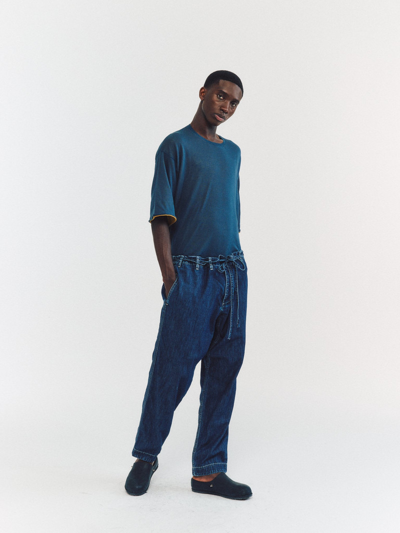 TIE ME UP PANT - L DENIM - INDIGO 4