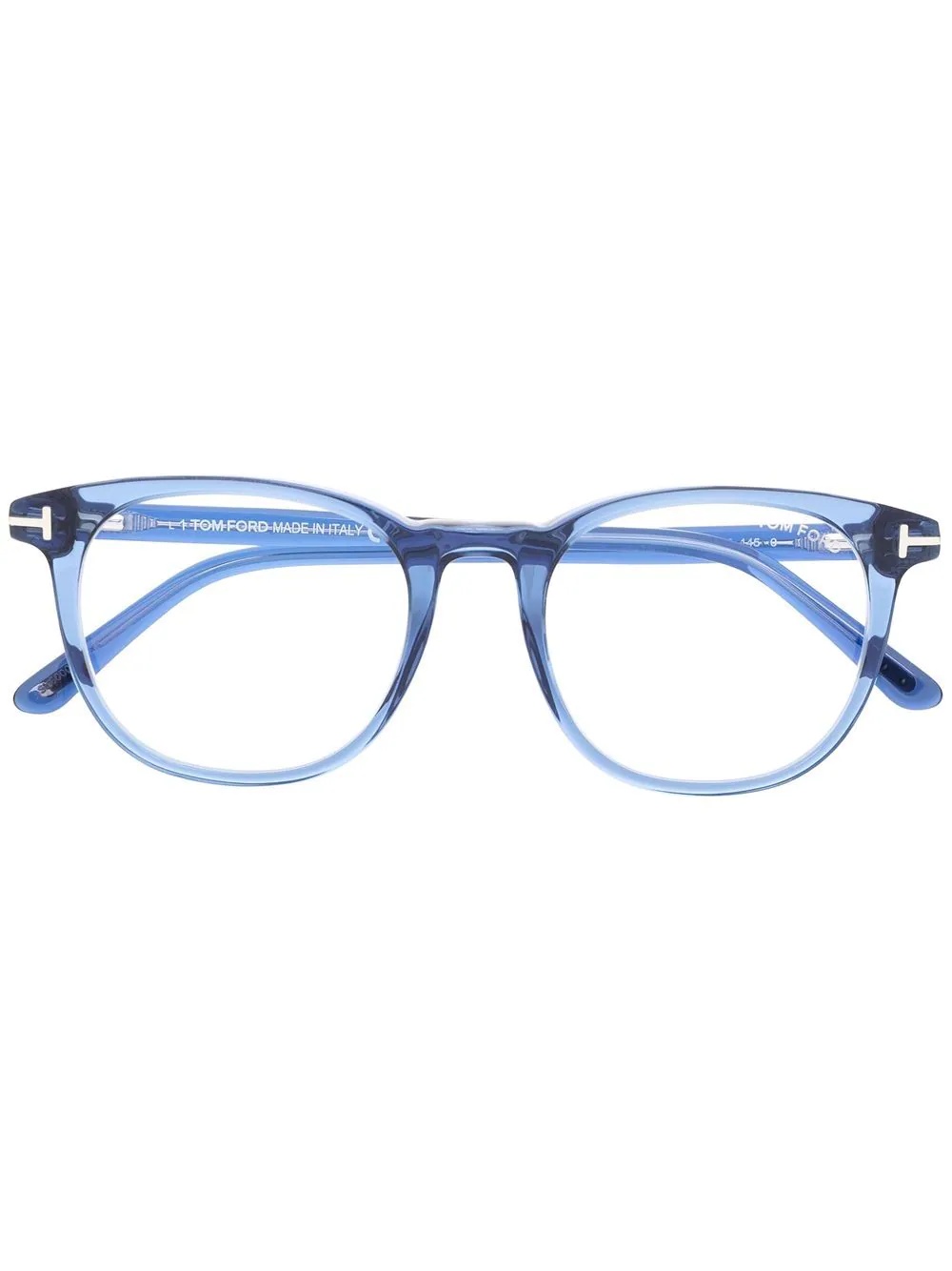 transparent square-frame glasses - 1