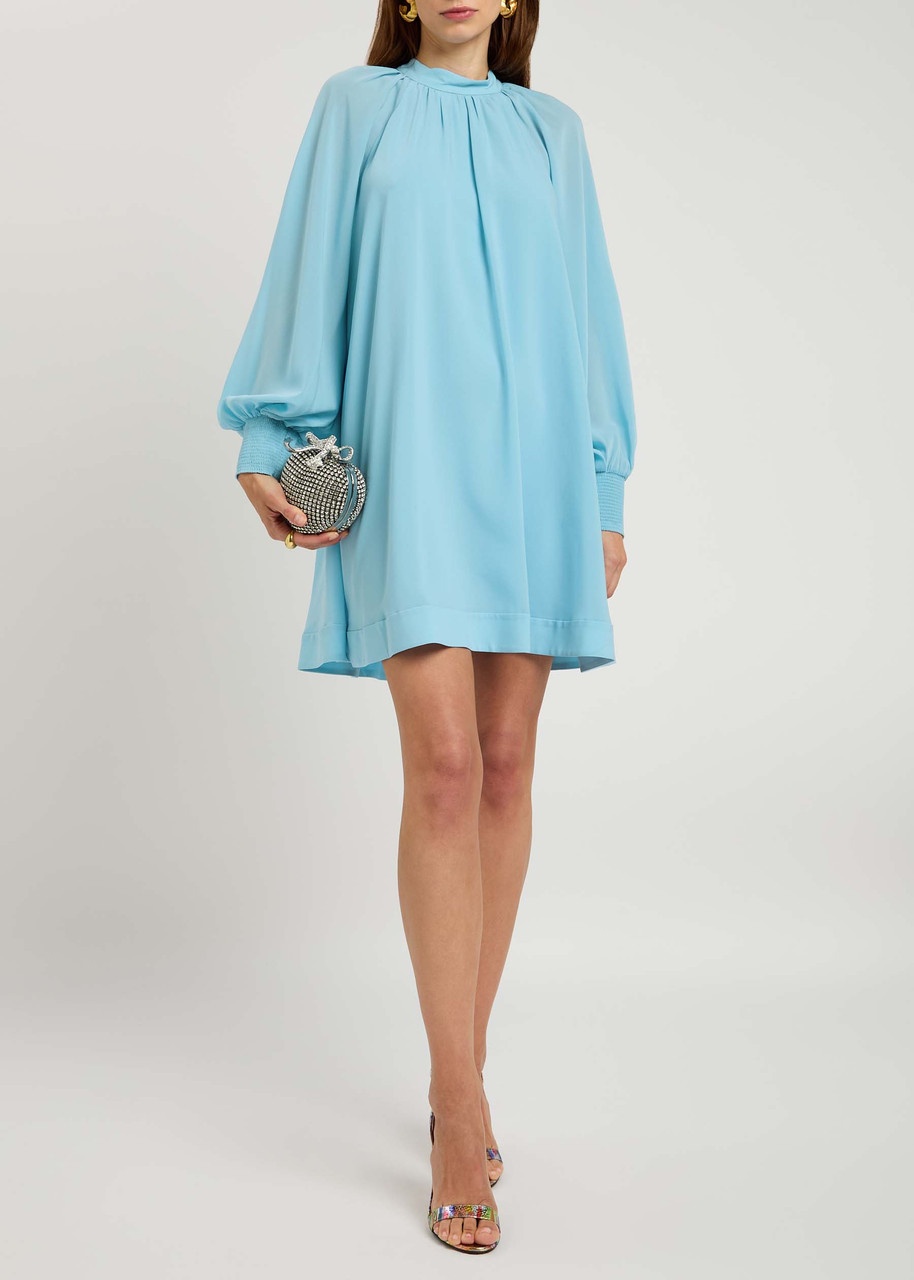 Alice + Olivia Gracen Trapeze Chiffon Mini Dress - 4