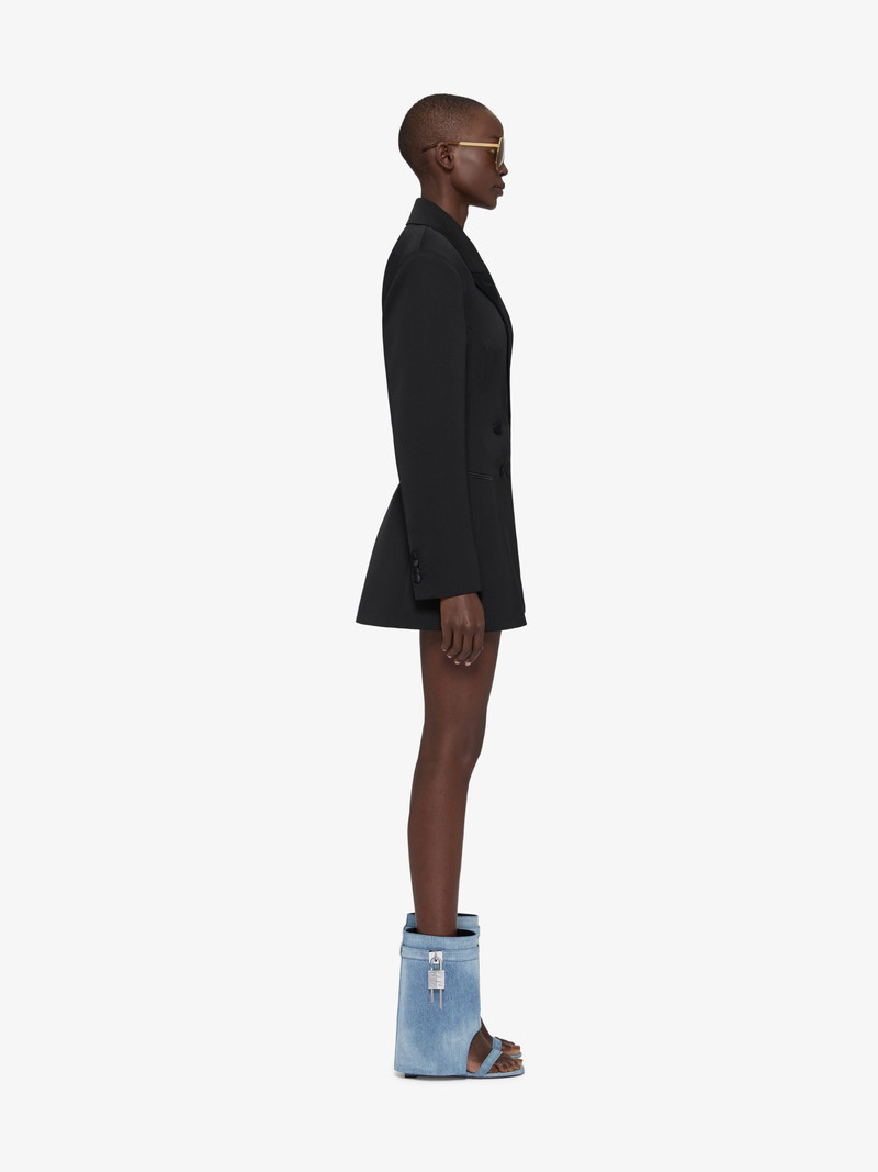 SHARK LOCK SANDALS IN GRADIENT DENIM 2