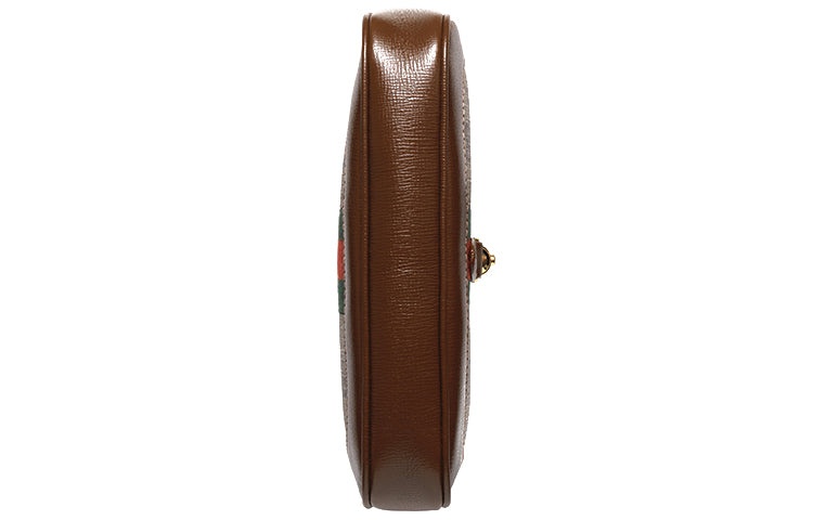 (WMNS) Gucci Jackie 1961 SeriesGG Canvas Clutch Single Shoulder Bag mini Brown Monogram 637092-HUHHG - 12