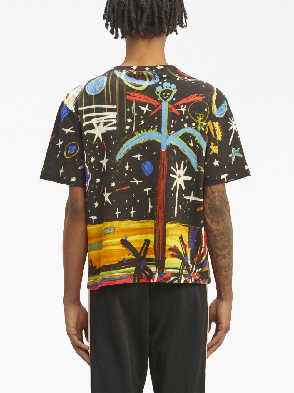 graphic-print crewneck T-shirt - 5