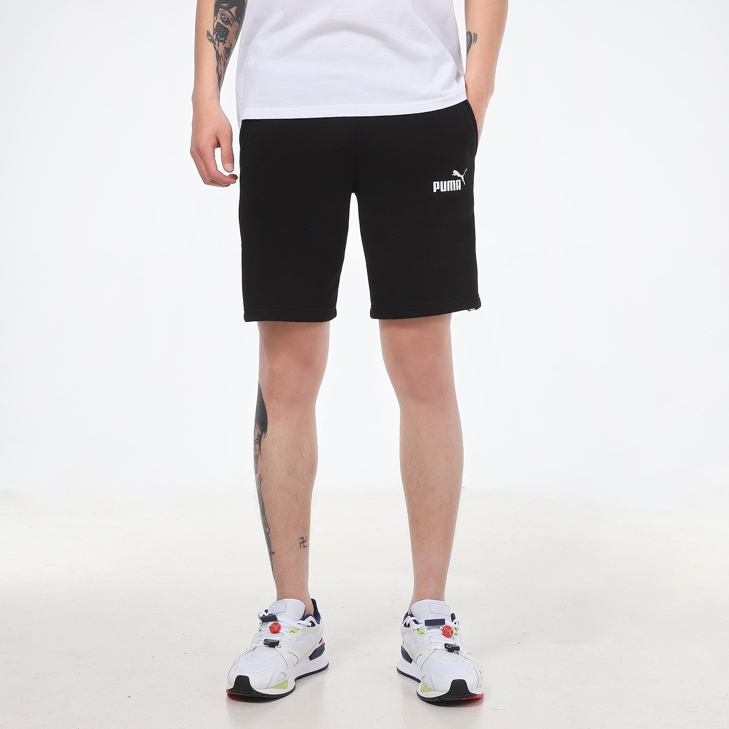 PUMA Amplified Shorts 'Black White' 588824-01 - 3