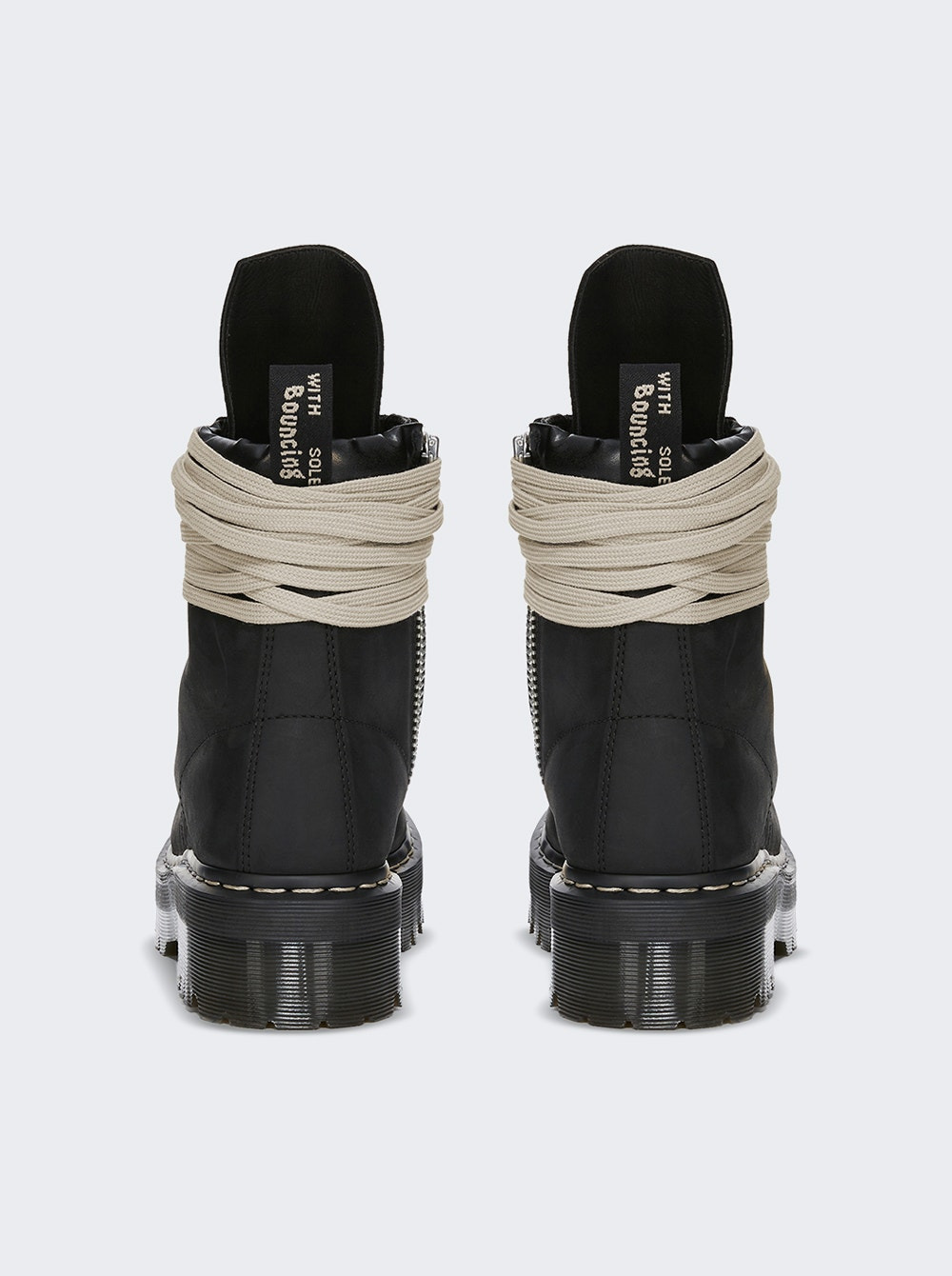 X Dr. Martens Quad Sole Steel Toe Boot Black - 3