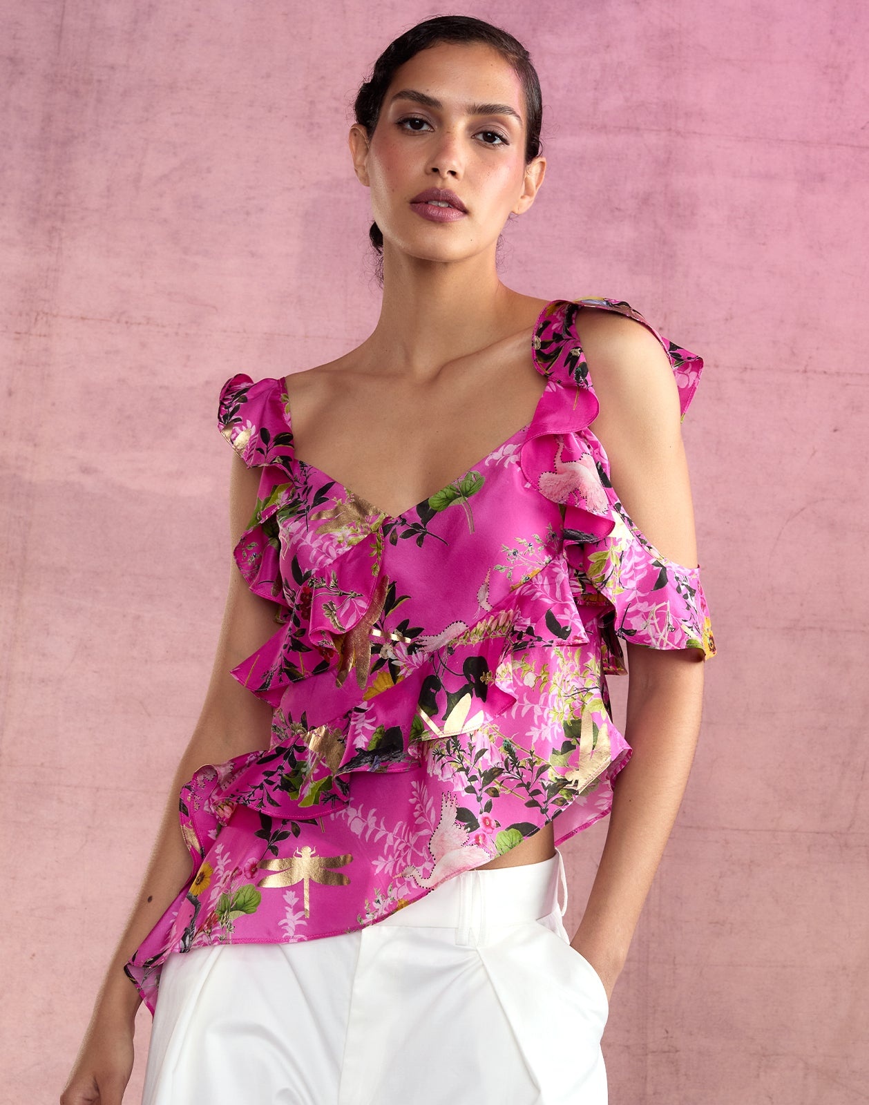 Secret Garden Silk Top - 5